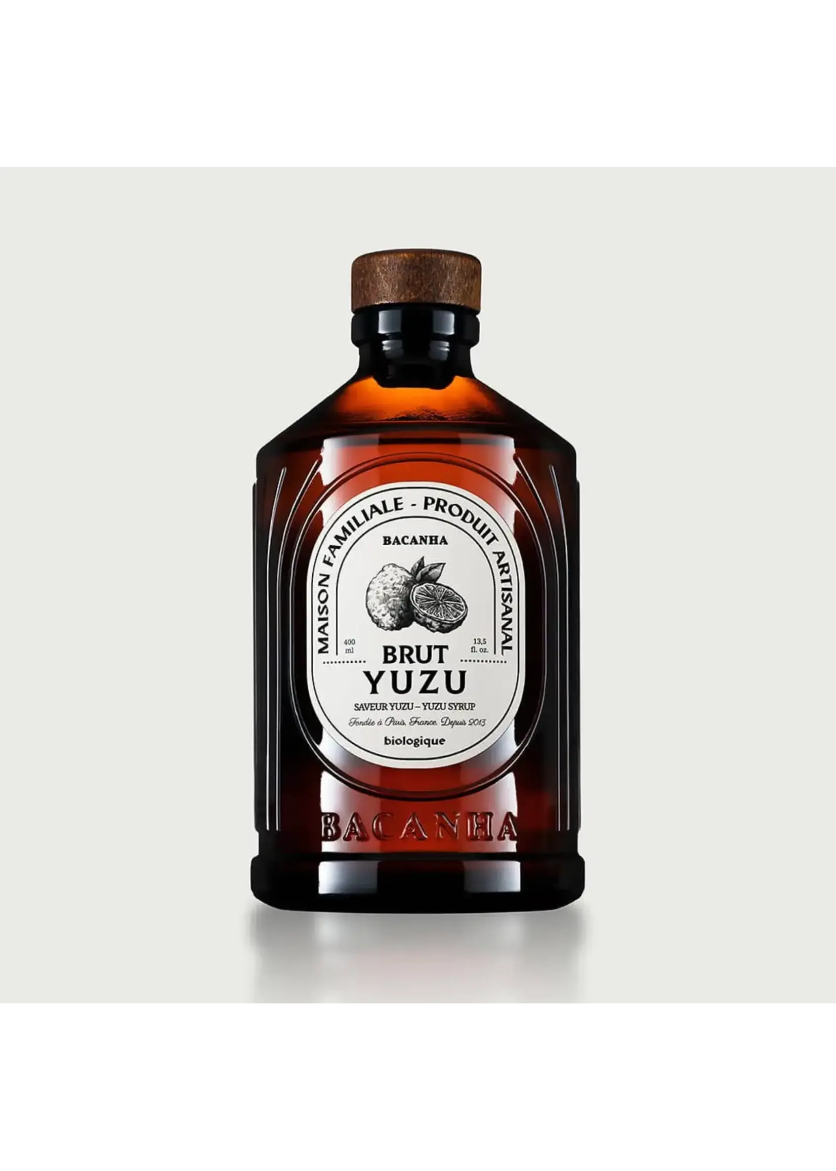 Bacanha Raw Yuzu Syrup - Organic - 400ml - 13,5 Fl. oz.