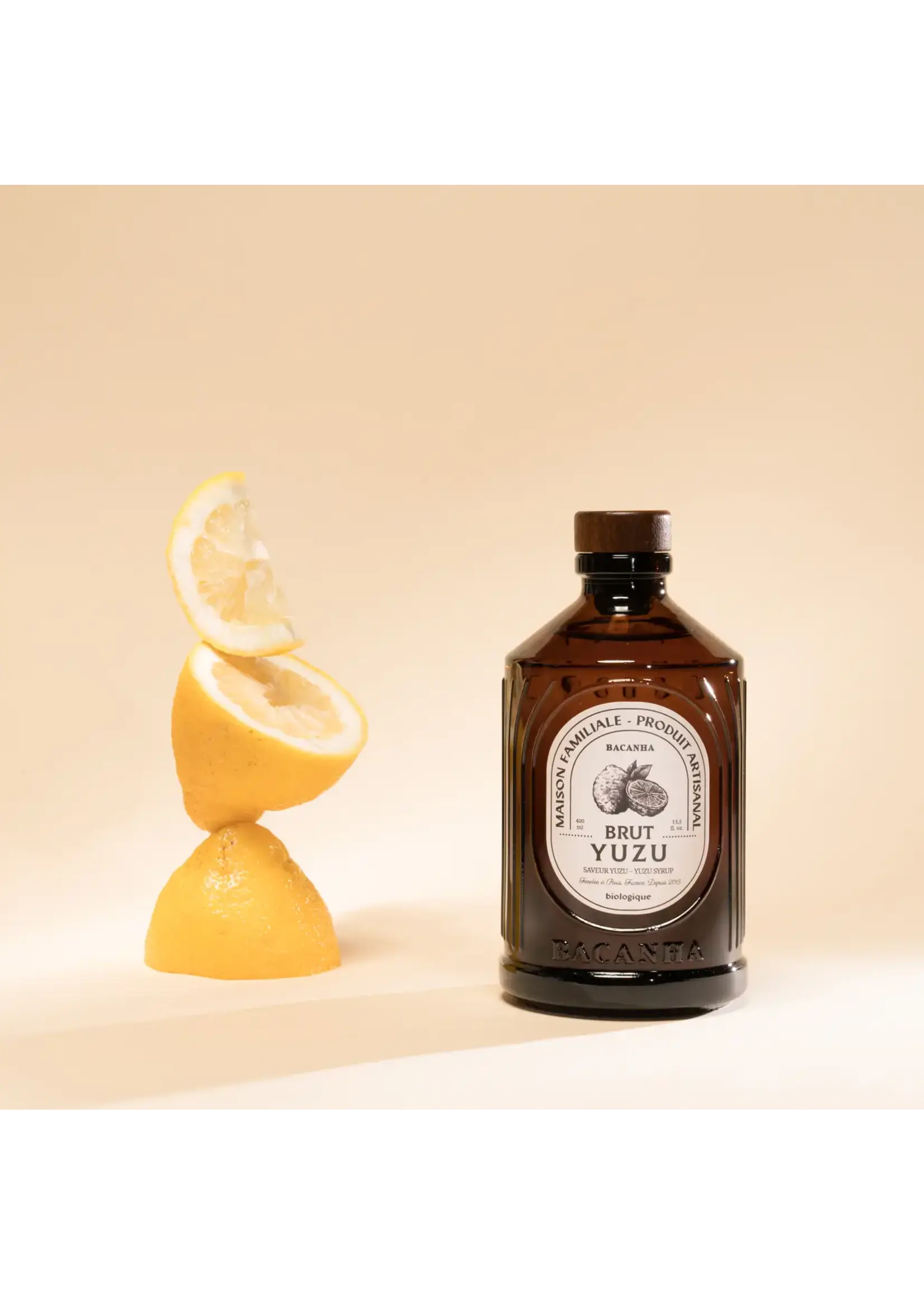 Bacanha Raw Yuzu Syrup - Organic - 400ml - 13,5 Fl. oz.