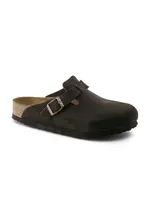 Birkenstock Boston SFB Mocca Suede Leather Regular