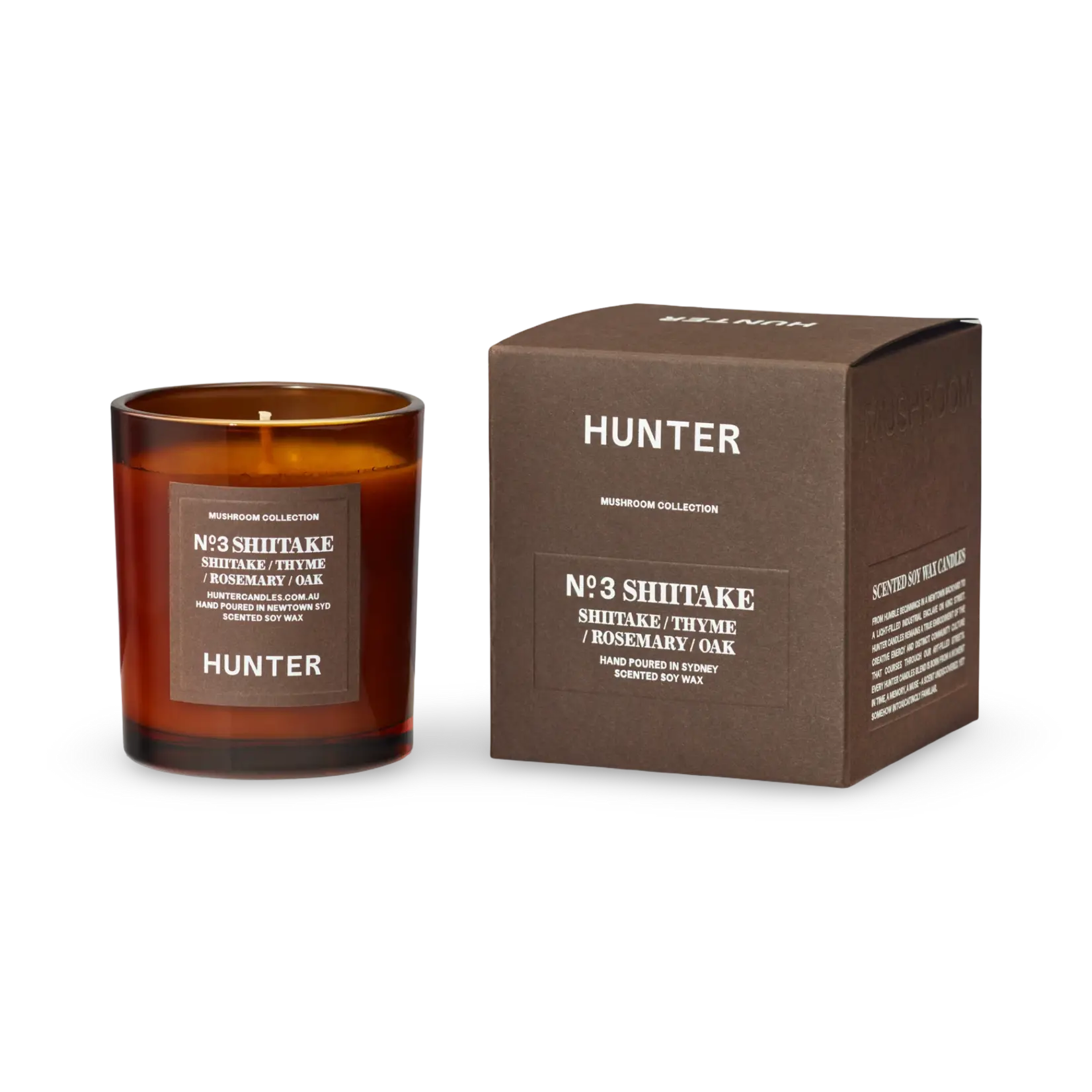 Hunter Candles Hunter Candles NO. 3 SHIITAKE, THYME, ROSEMARY, OAK