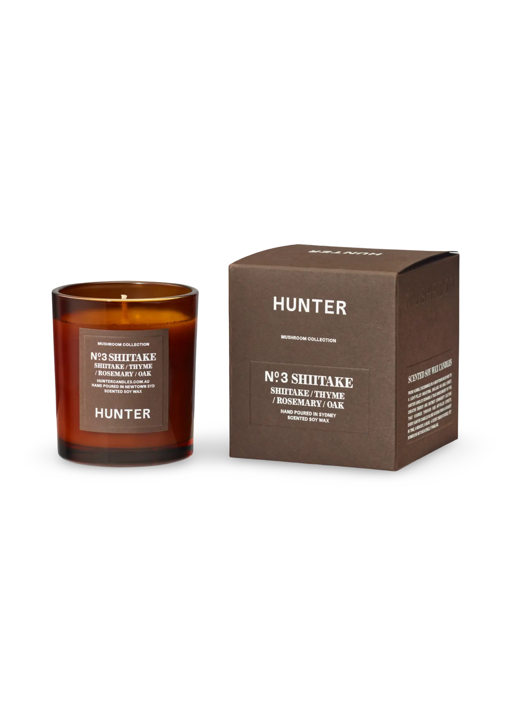 Hunter Candles Hunter Candles NO. 3 SHIITAKE, THYME, ROSEMARY, OAK