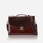 Jekyll & Hide Jekyll & Hide Extra Slim Business Briefcase Tobacco