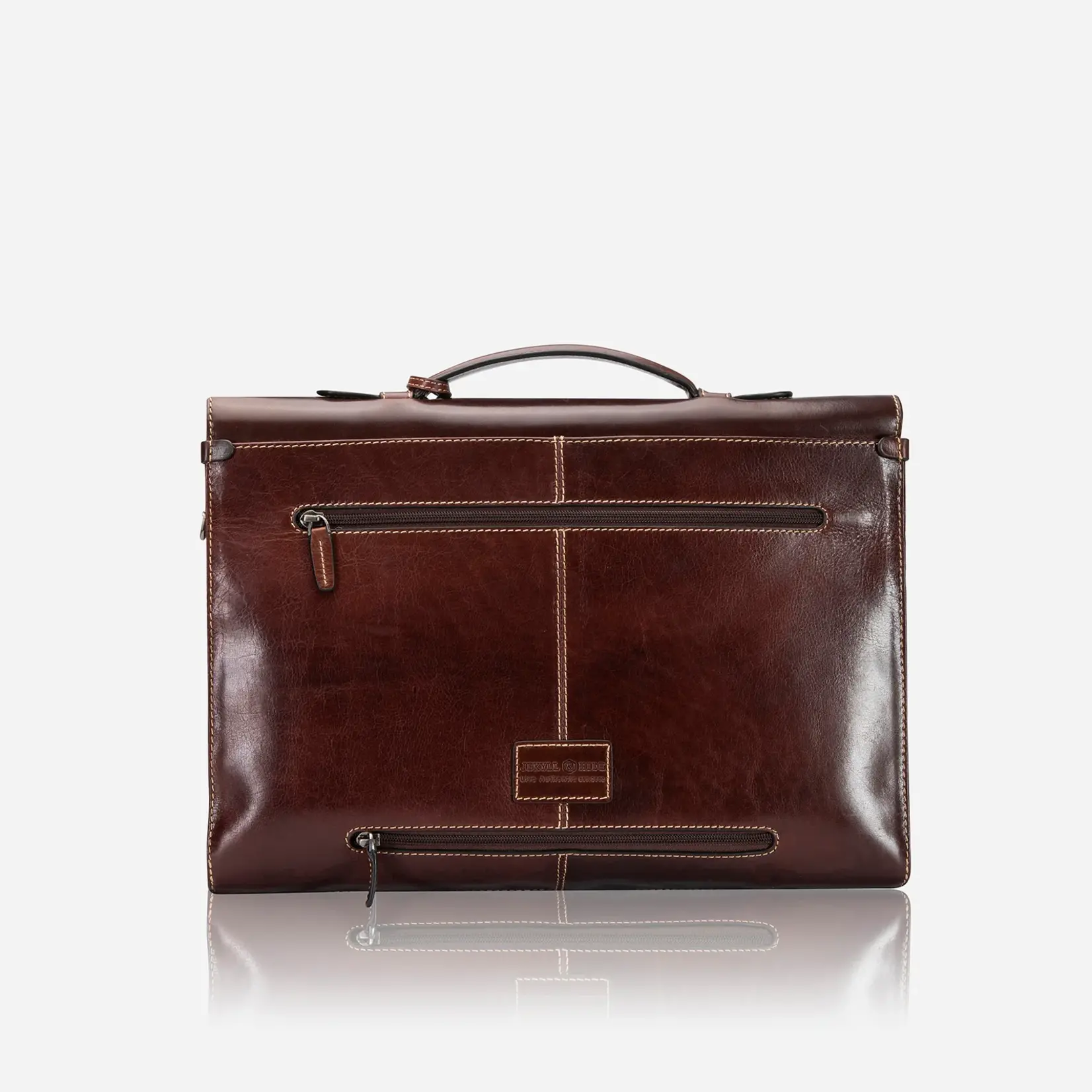 Jekyll & Hide Jekyll & Hide Extra Slim Business Briefcase Tobacco