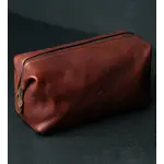 Time Resistance Leather Toiletry Bag - Four Past Midnight