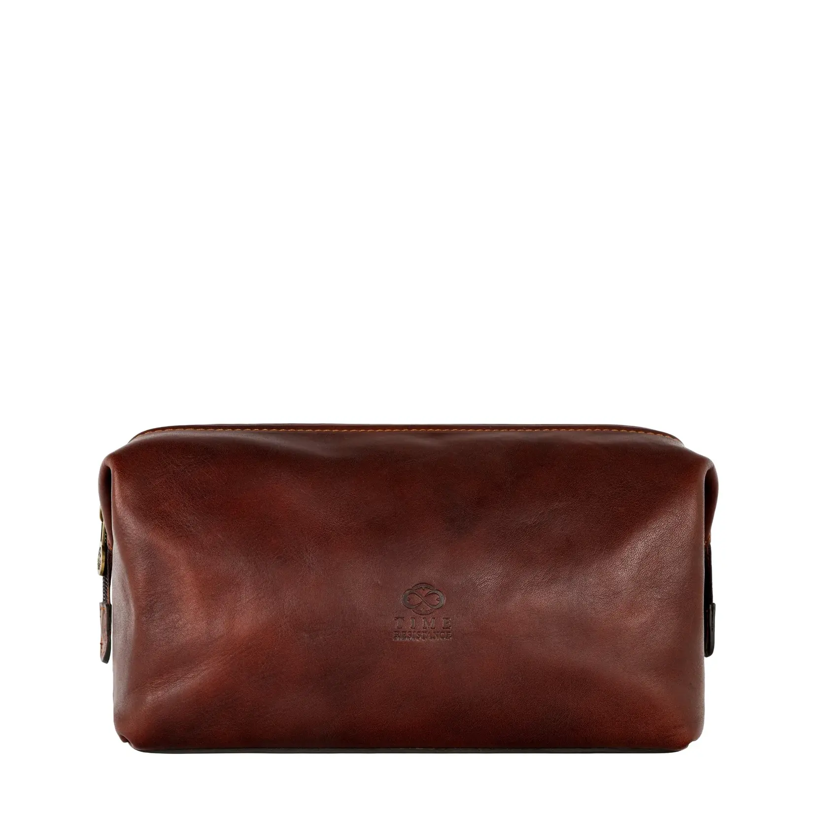 Time Resistance Leather Toiletry Bag - Four Past Midnight