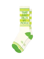 Gumball Poodle That Just Dills My Pickle Gym Crew Socks