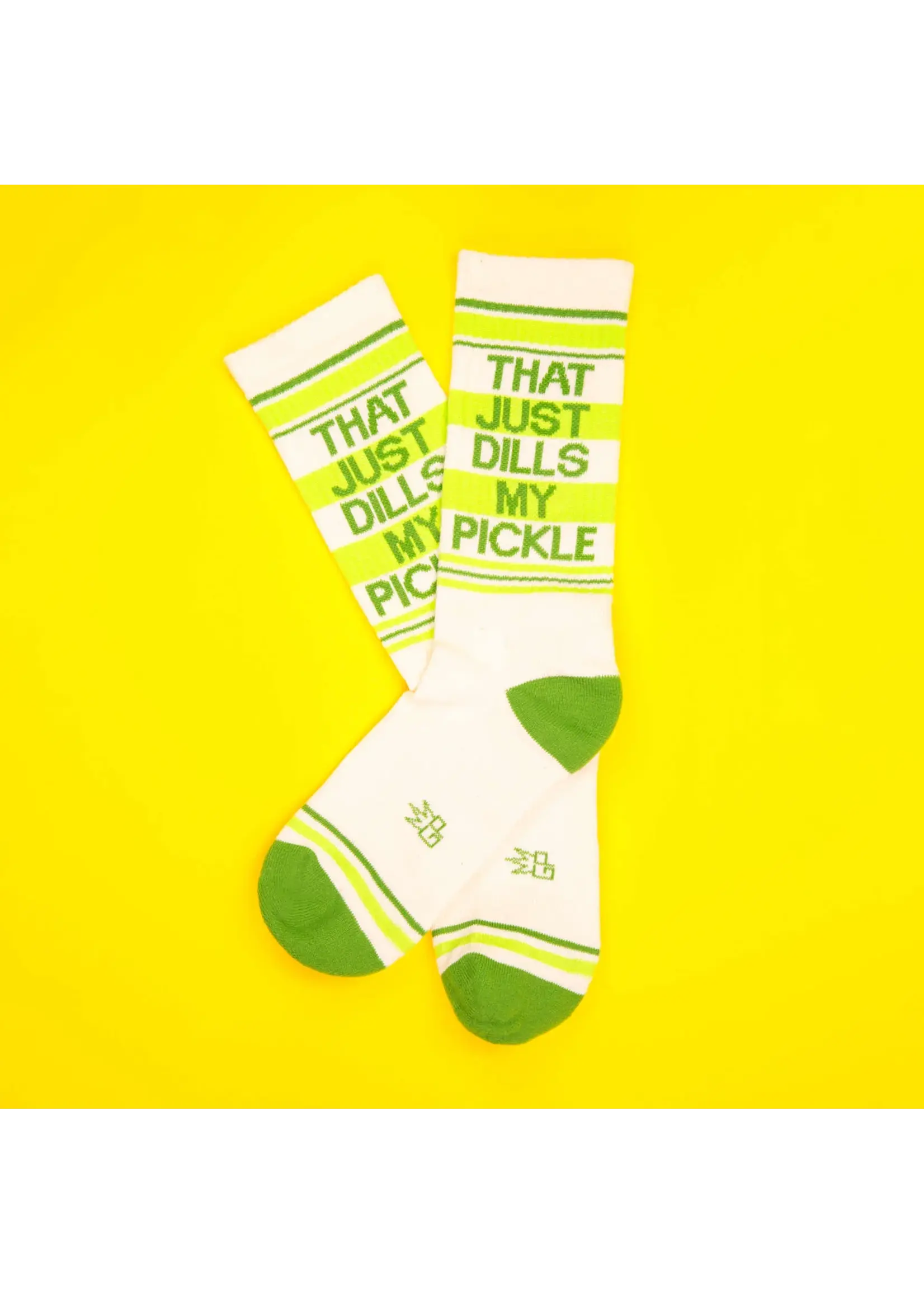 Gumball Poodle That Just Dills My Pickle Gym Crew Socks