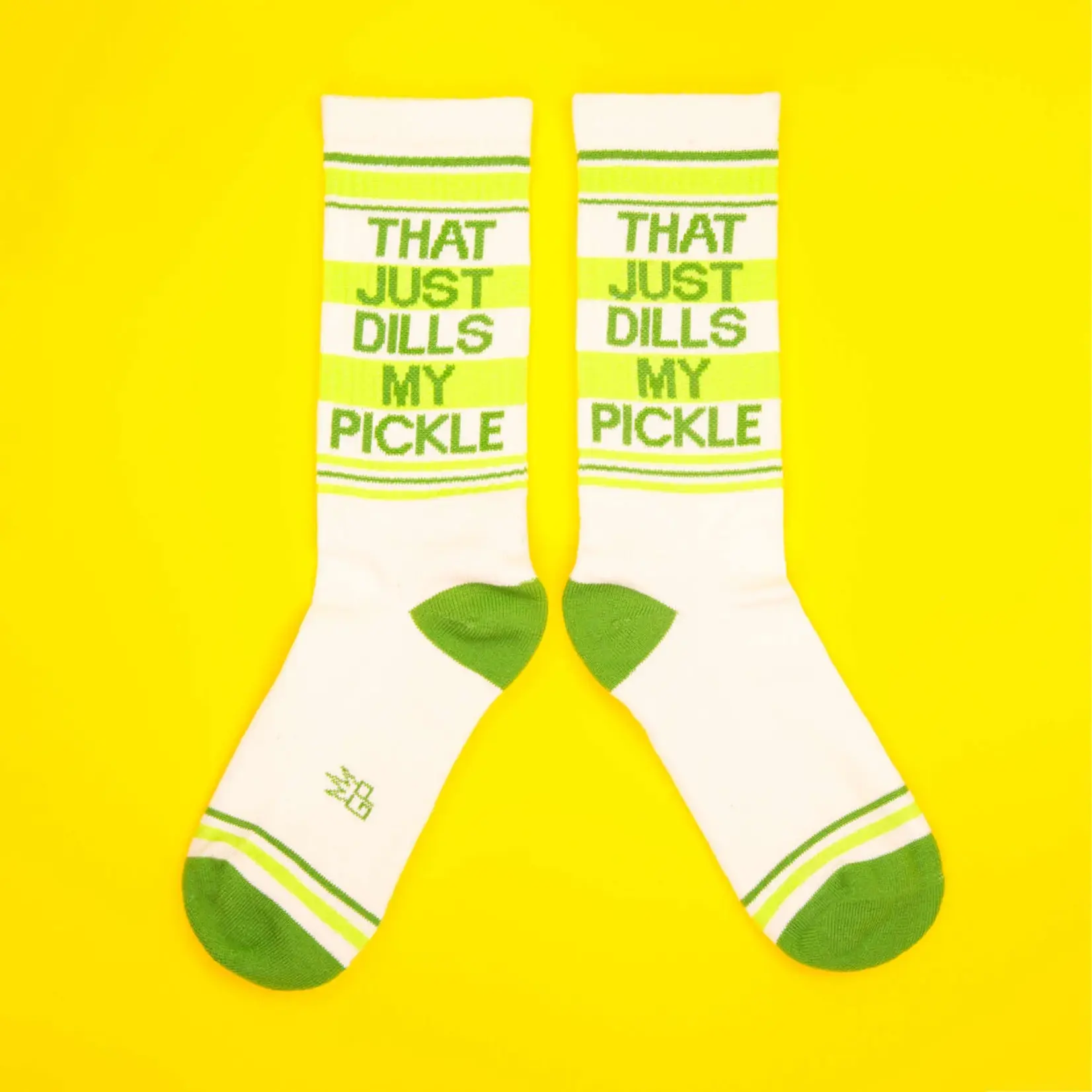 Gumball Poodle That Just Dills My Pickle Gym Crew Socks