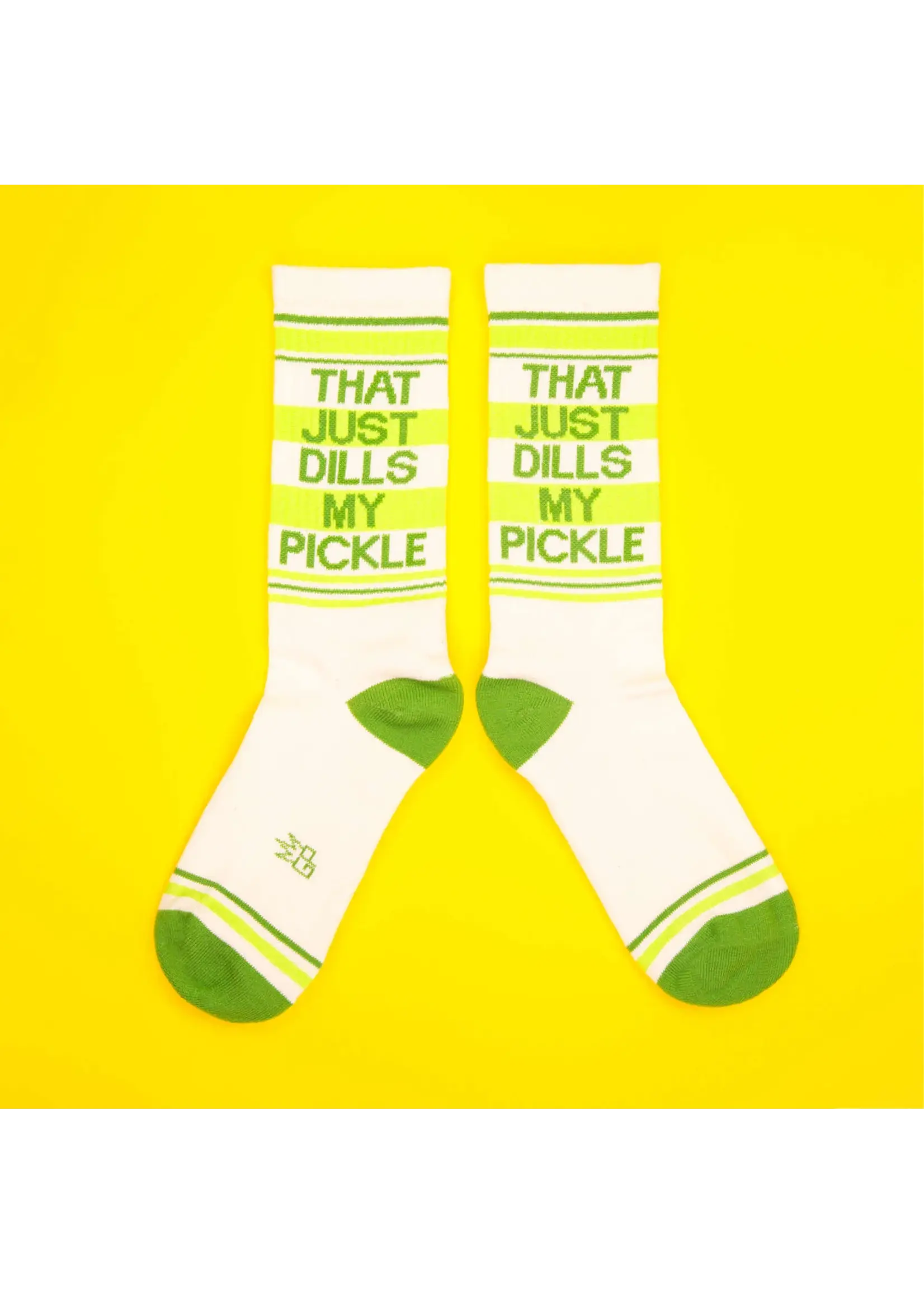 Gumball Poodle That Just Dills My Pickle Gym Crew Socks