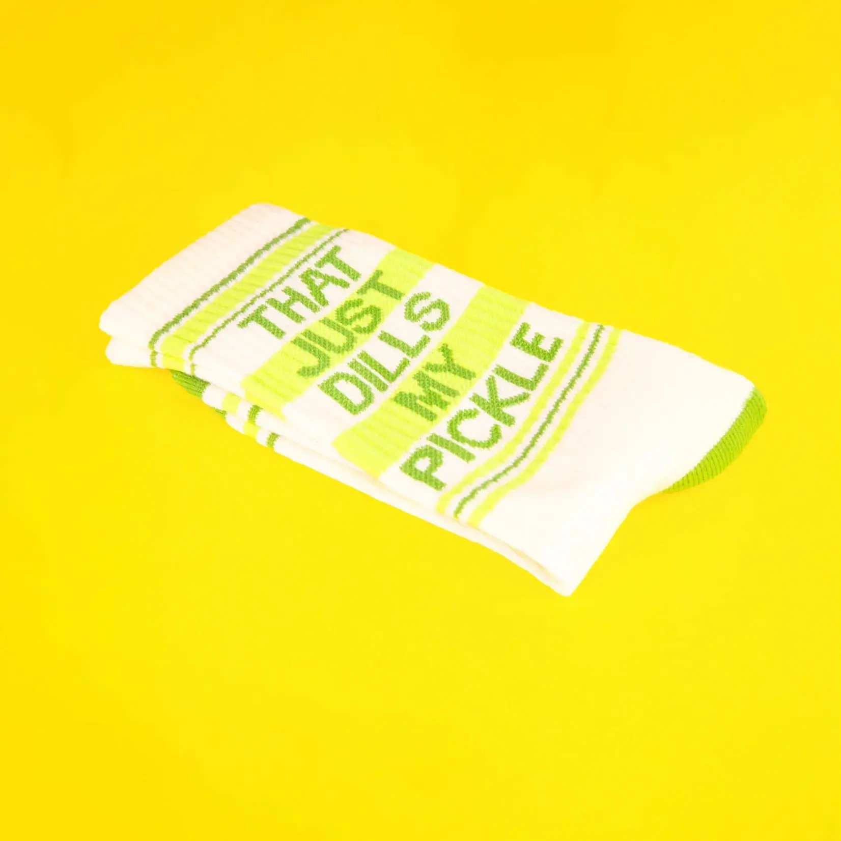 Gumball Poodle That Just Dills My Pickle Gym Crew Socks