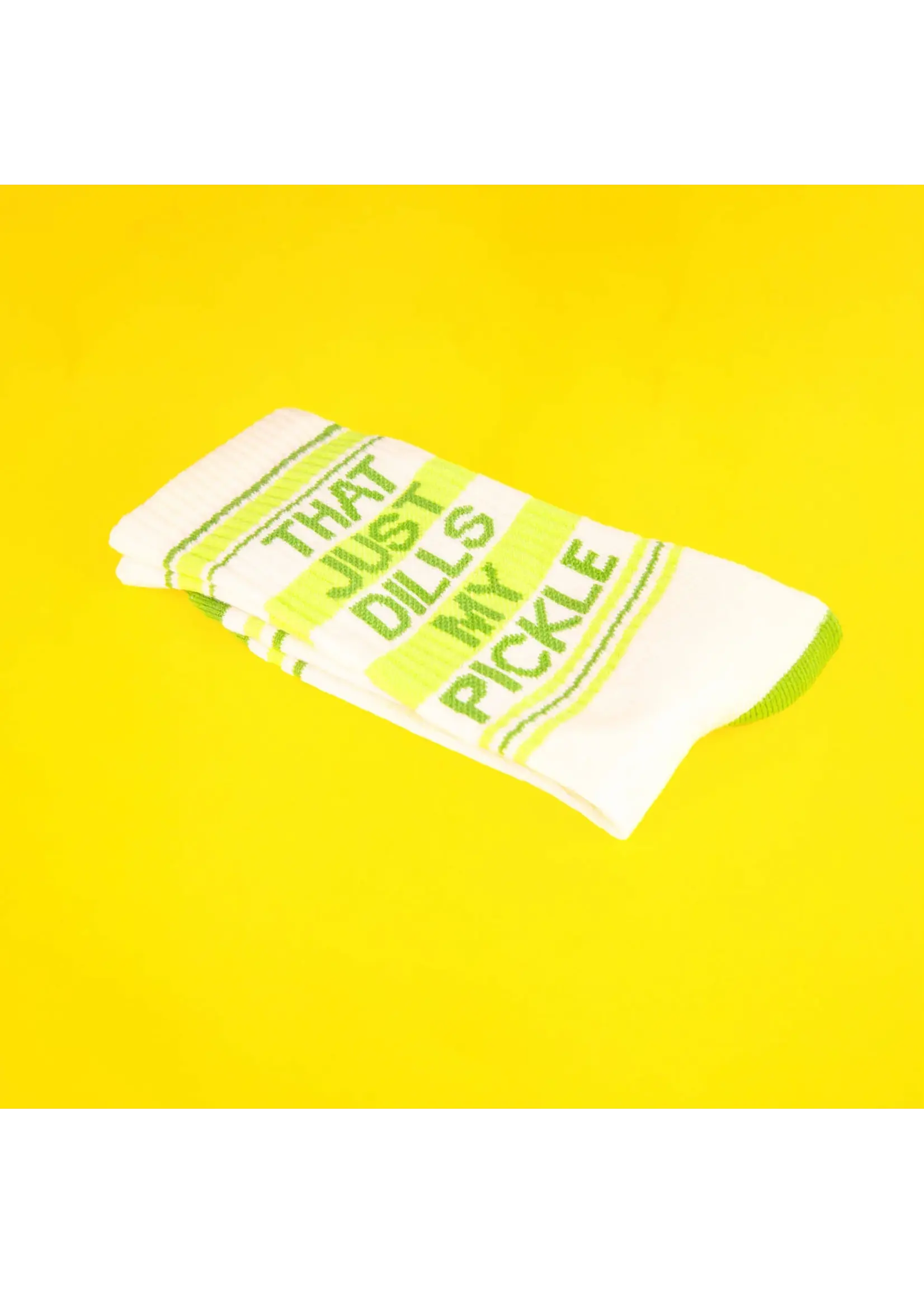 Gumball Poodle That Just Dills My Pickle Gym Crew Socks