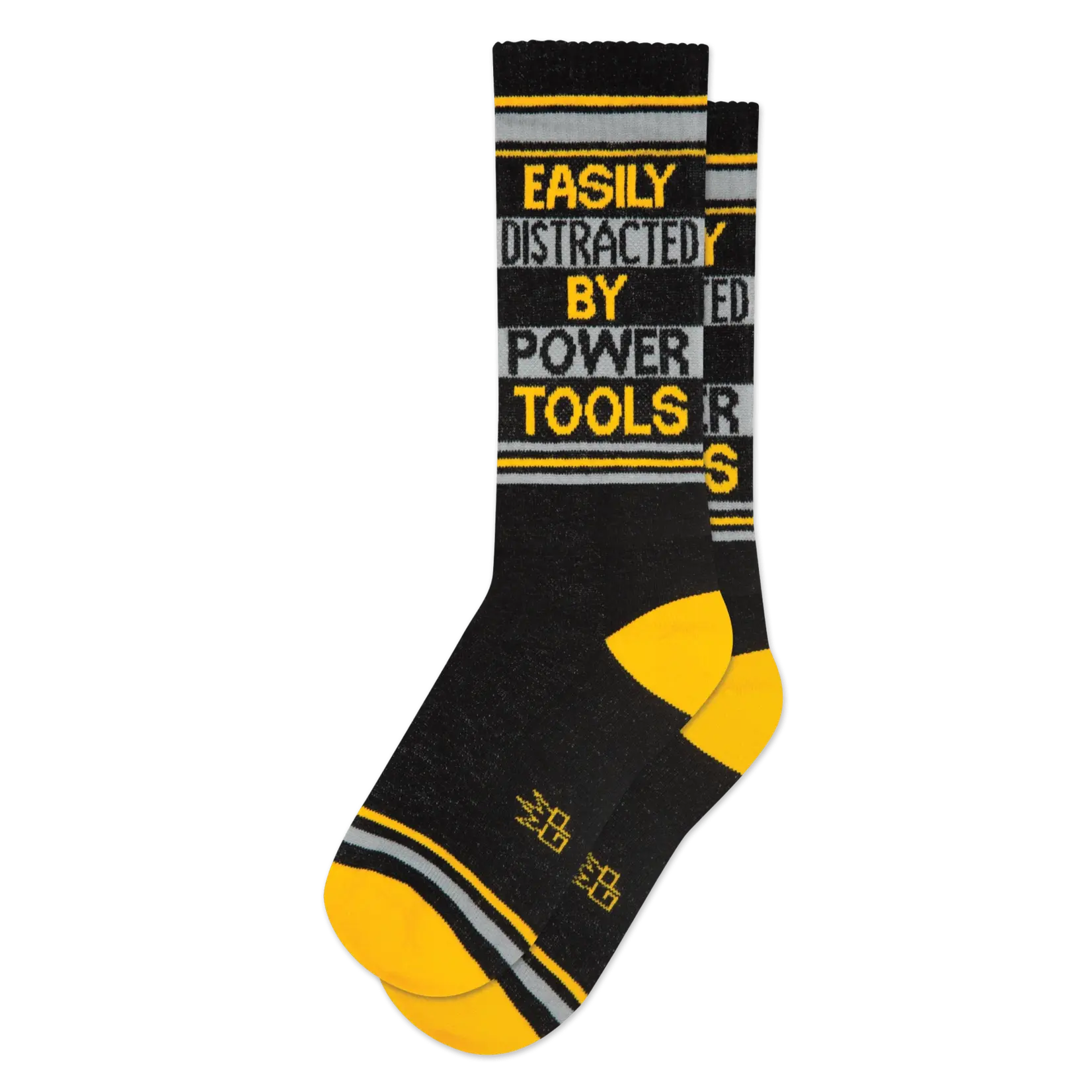 Gumball Poodle Easily Distracted By Power Tools Gym Crew Socks