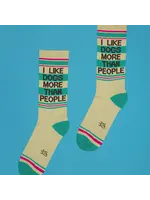 Gumball Poodle I Like Dogs More Than People Gym Crew Socks