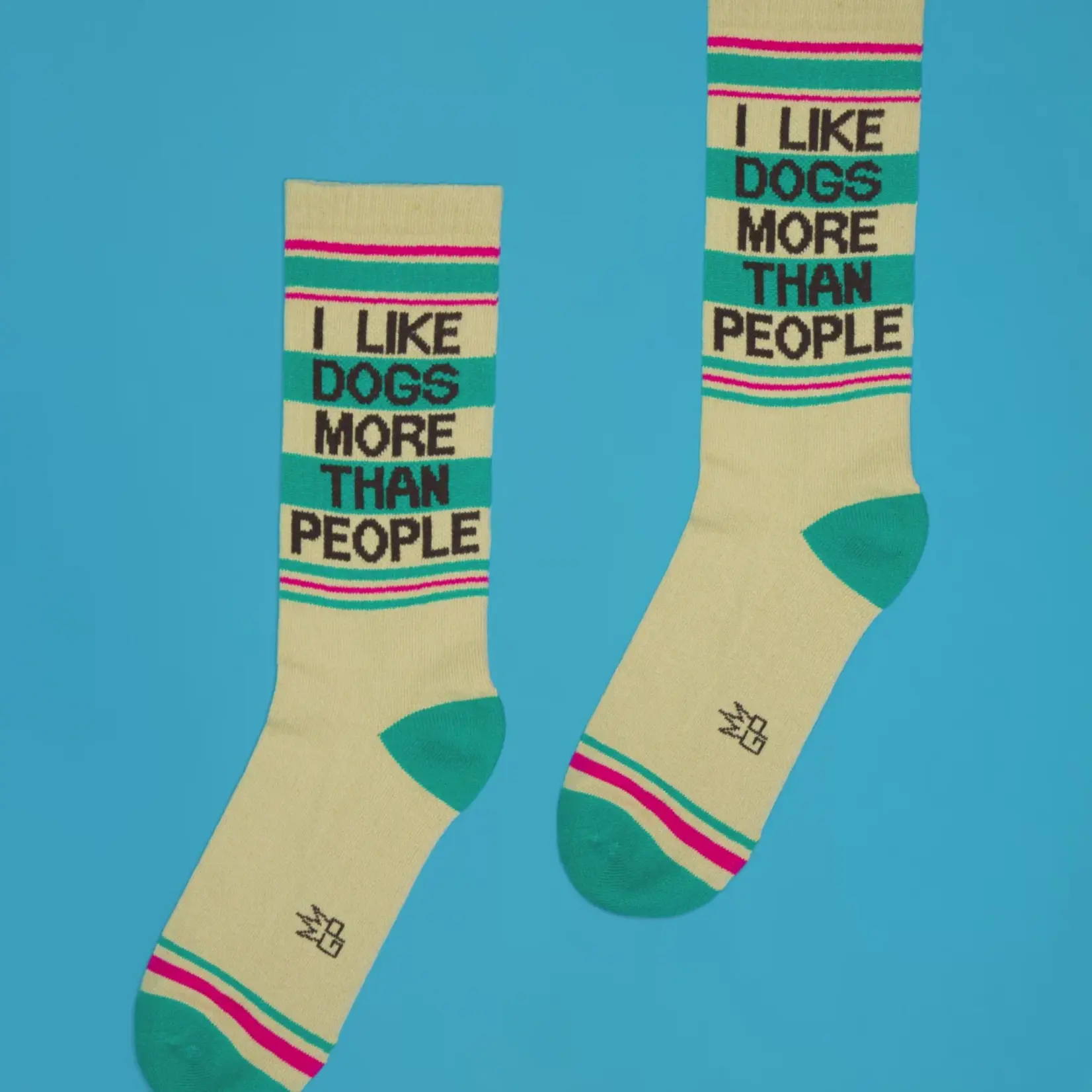 Gumball Poodle I Like Dogs More Than People Gym Crew Socks