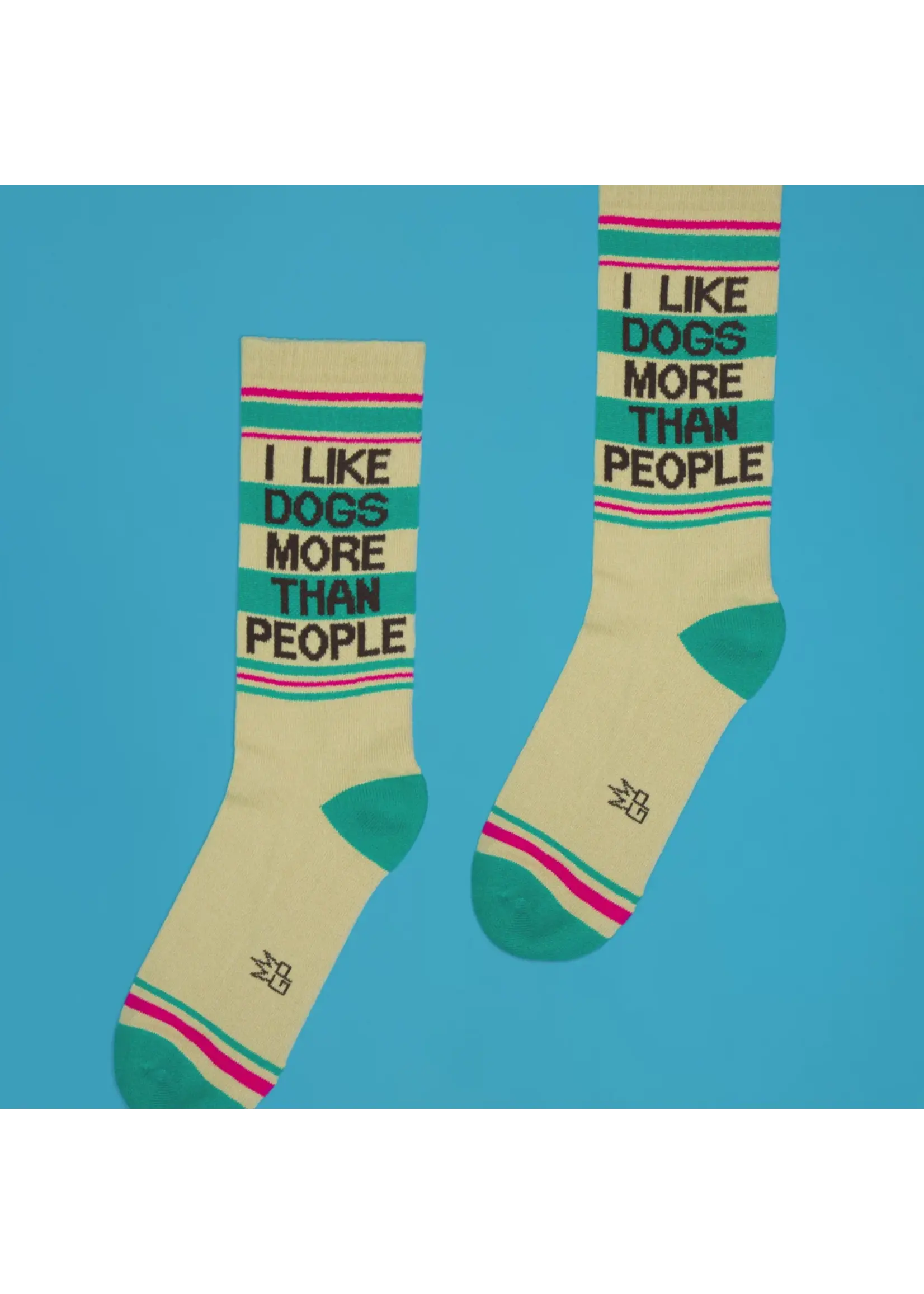 Gumball Poodle I Like Dogs More Than People Gym Crew Socks