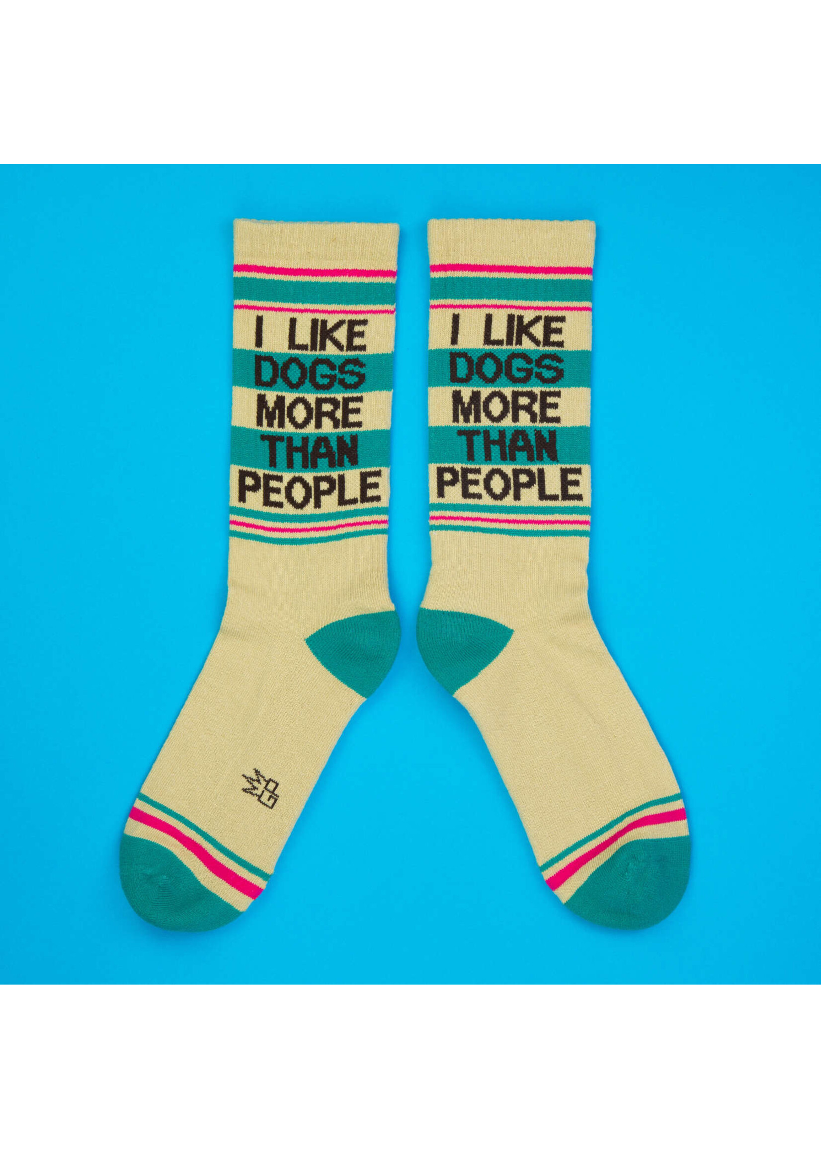 Gumball Poodle I Like Dogs More Than People Gym Crew Socks
