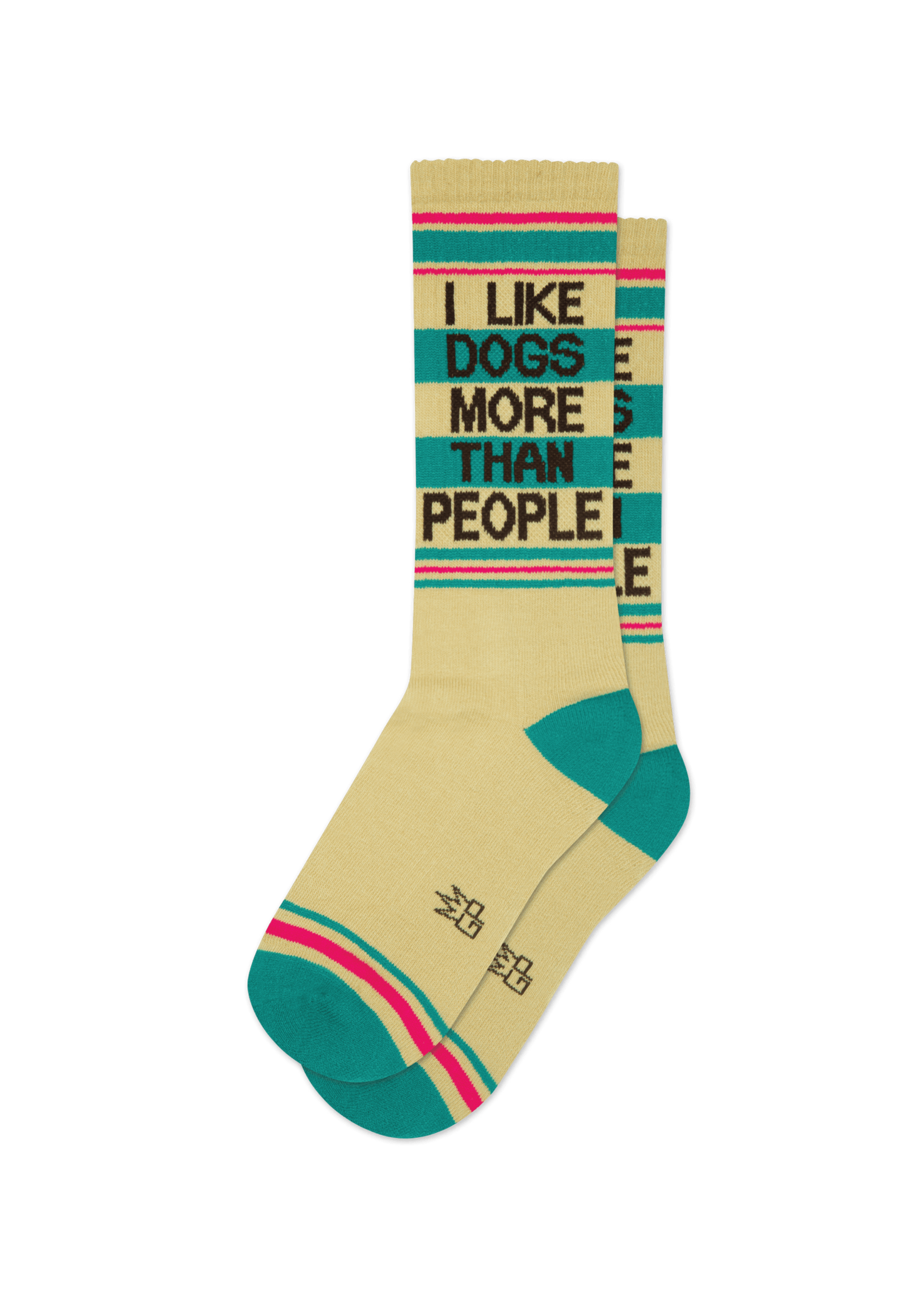 Gumball Poodle I Like Dogs More Than People Gym Crew Socks