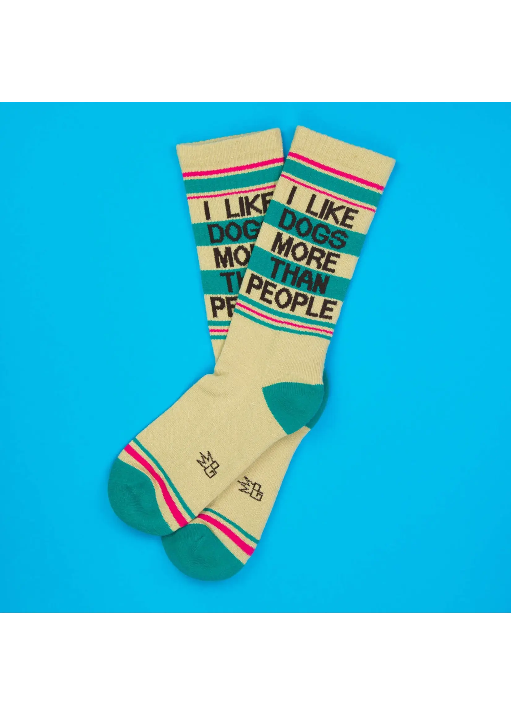 Gumball Poodle I Like Dogs More Than People Gym Crew Socks
