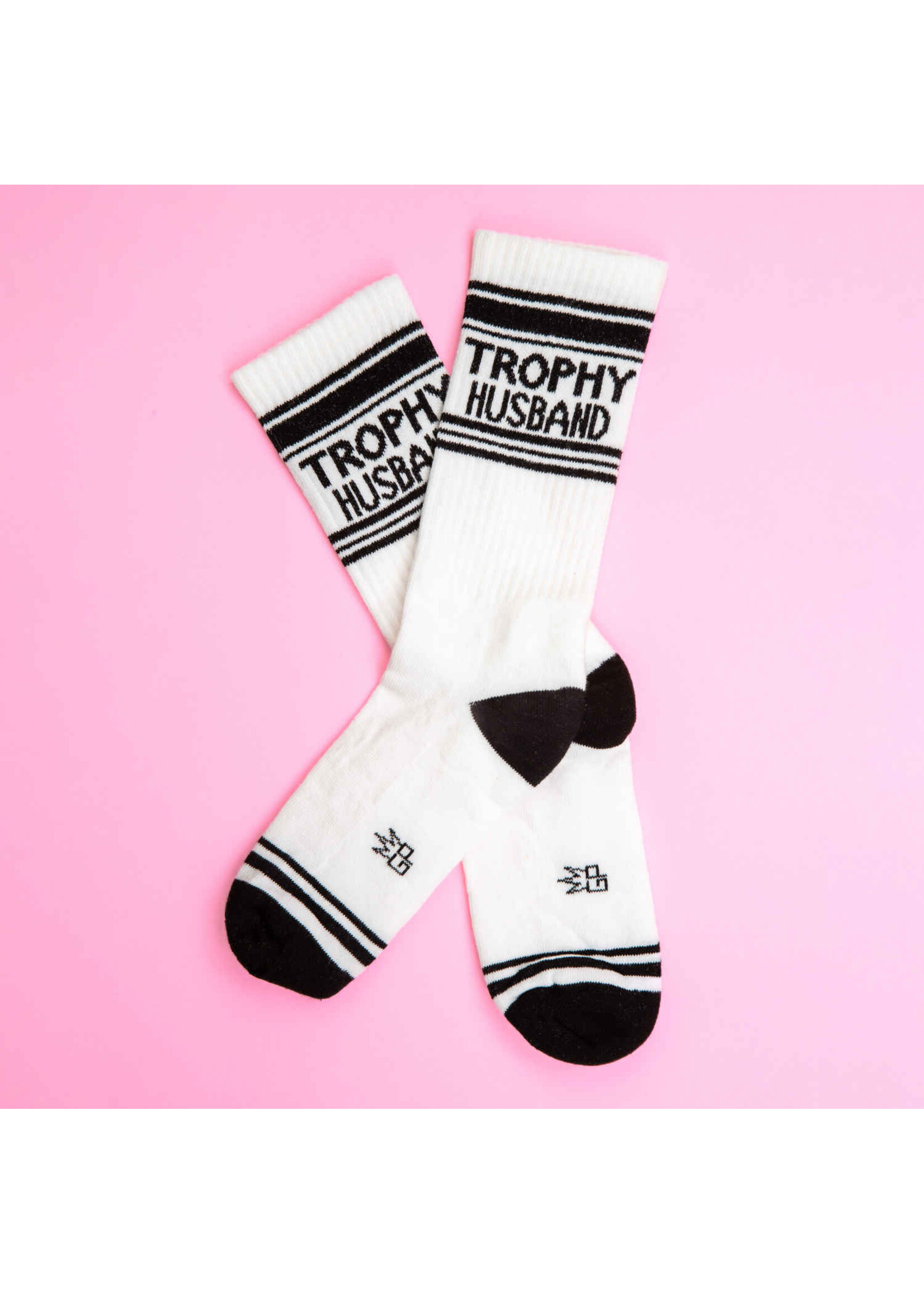 Gumball Poodle Trophy Husband Gym Crew Socks