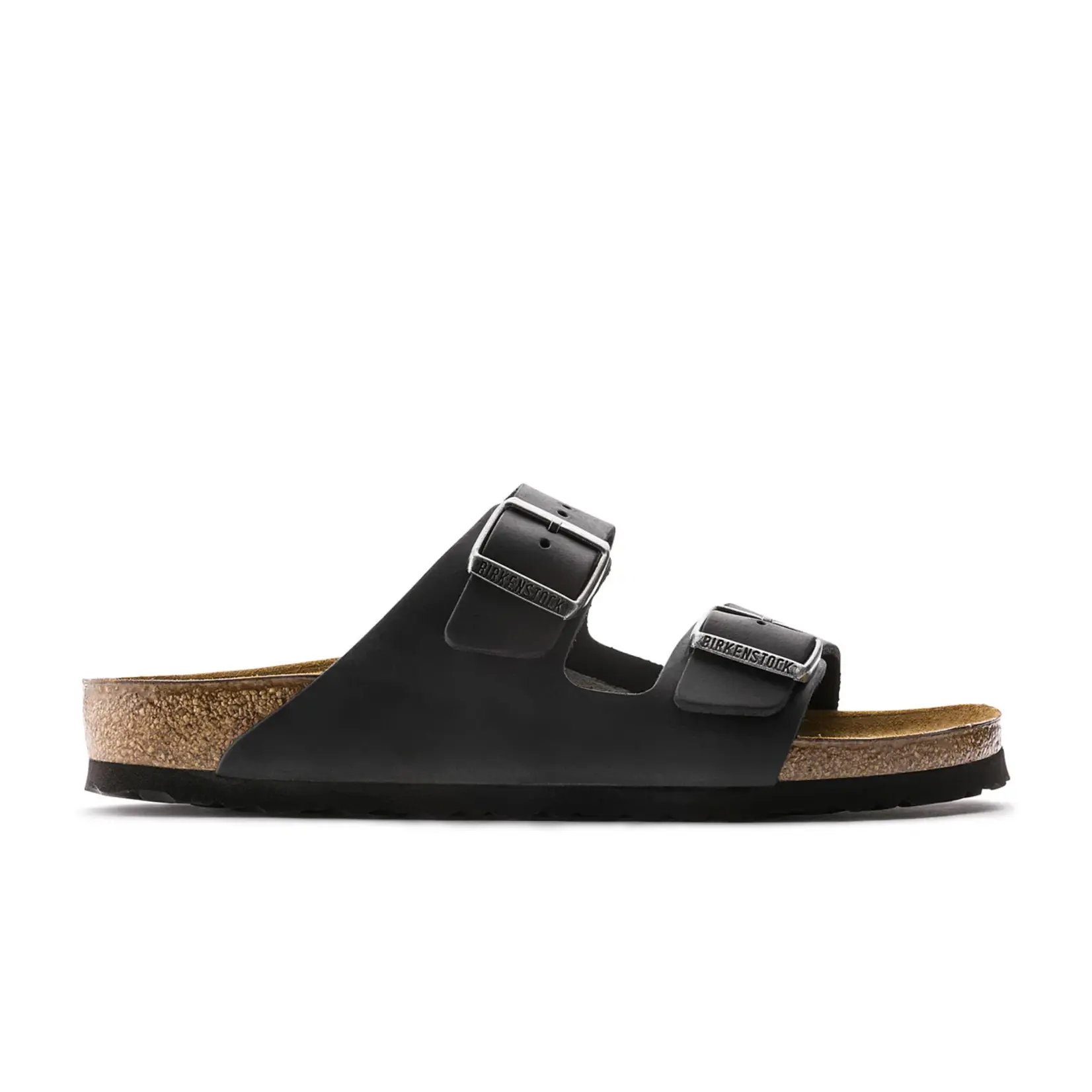 Birkenstock Arizona Black Oiled Leather Regular