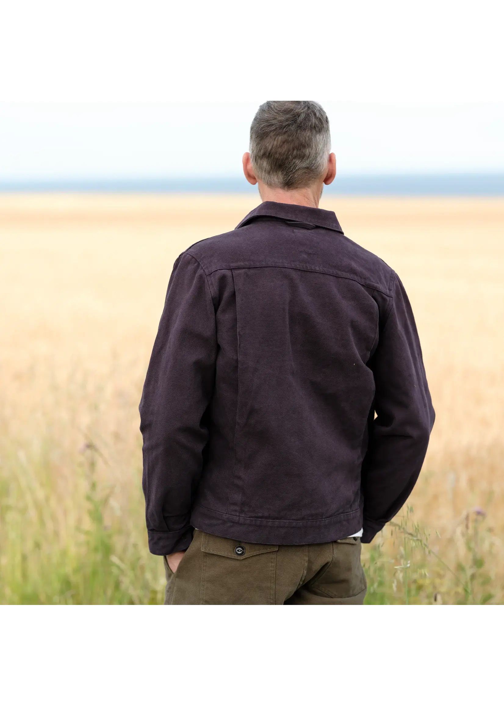 yarmouth oilskins The Drivers Jacket - Navy Yarmouth Oilskins