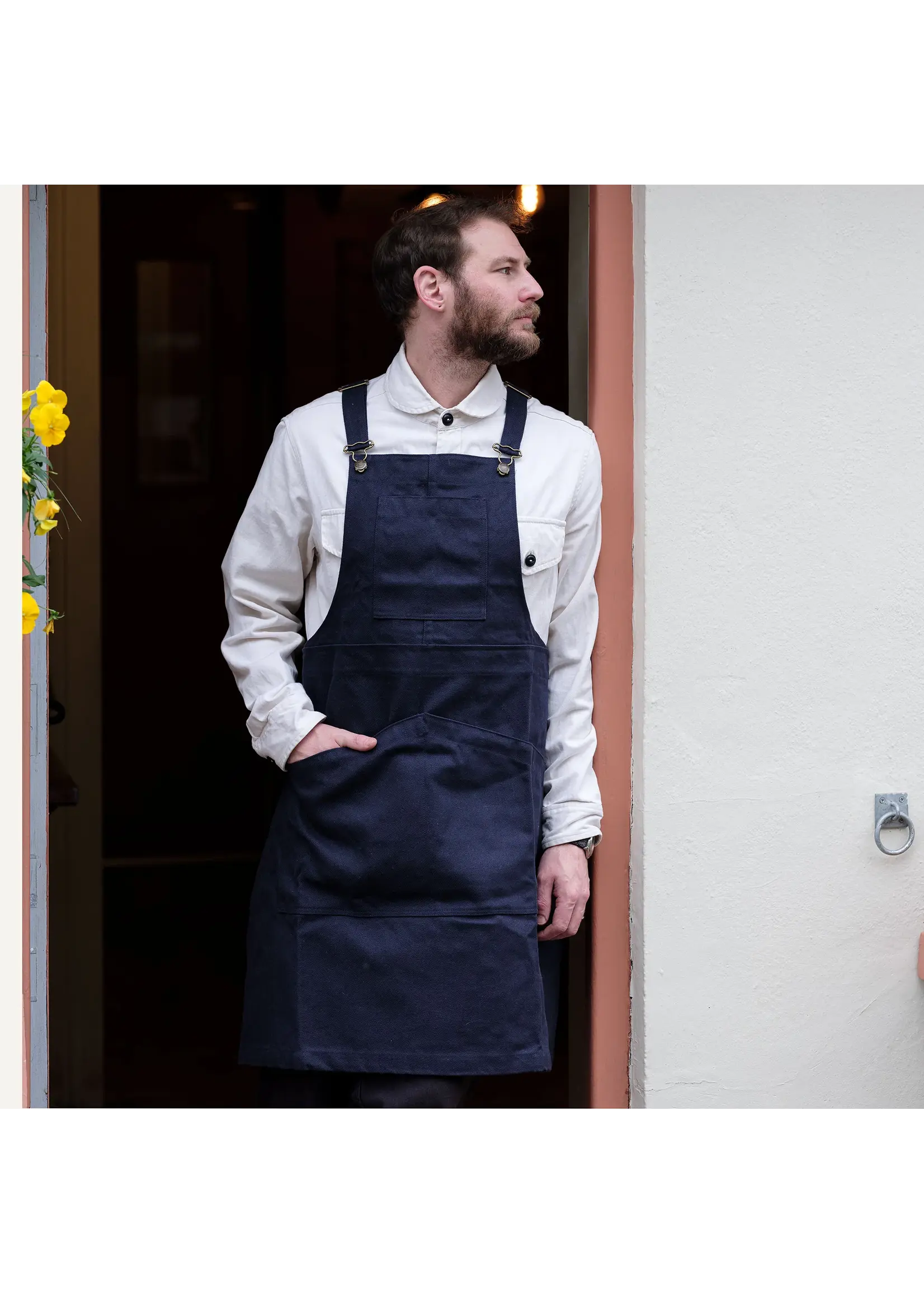 yarmouth oilskins The Yarmouth Apron - Navy | One Size