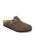 Birkenstock Boston Concrete Grey Oiled/Suede Leather Regular