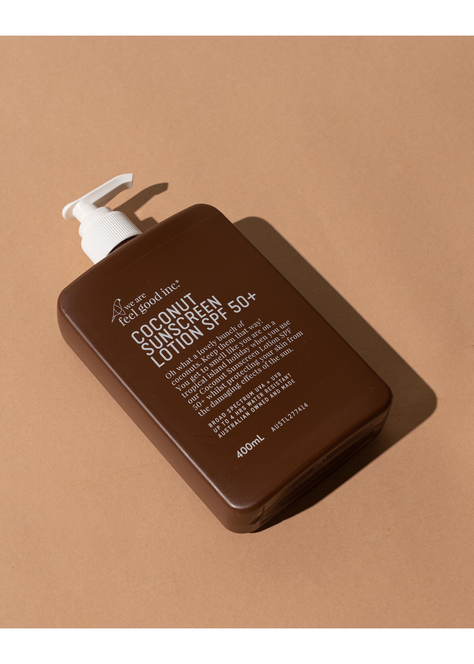 We Are Feel Good Inc. Coconut Sunscreen Lotion SPF50+ 400ml