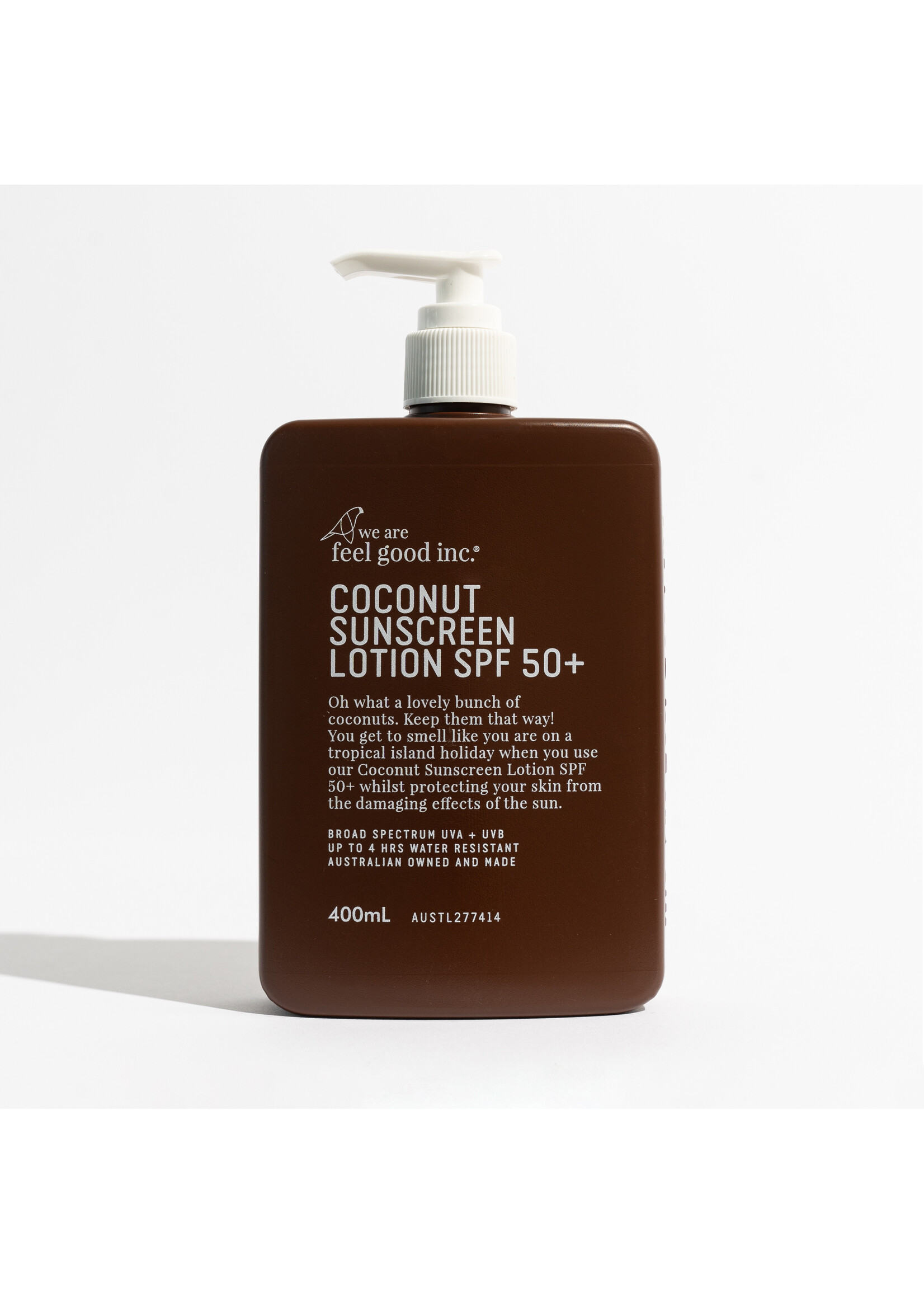 We Are Feel Good Inc. Coconut Sunscreen Lotion SPF50+ 400ml