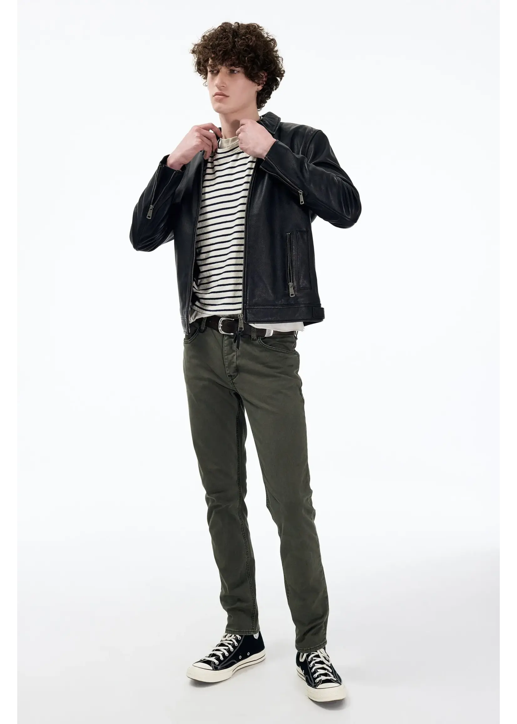 NEUW Lou Slim Twill Military