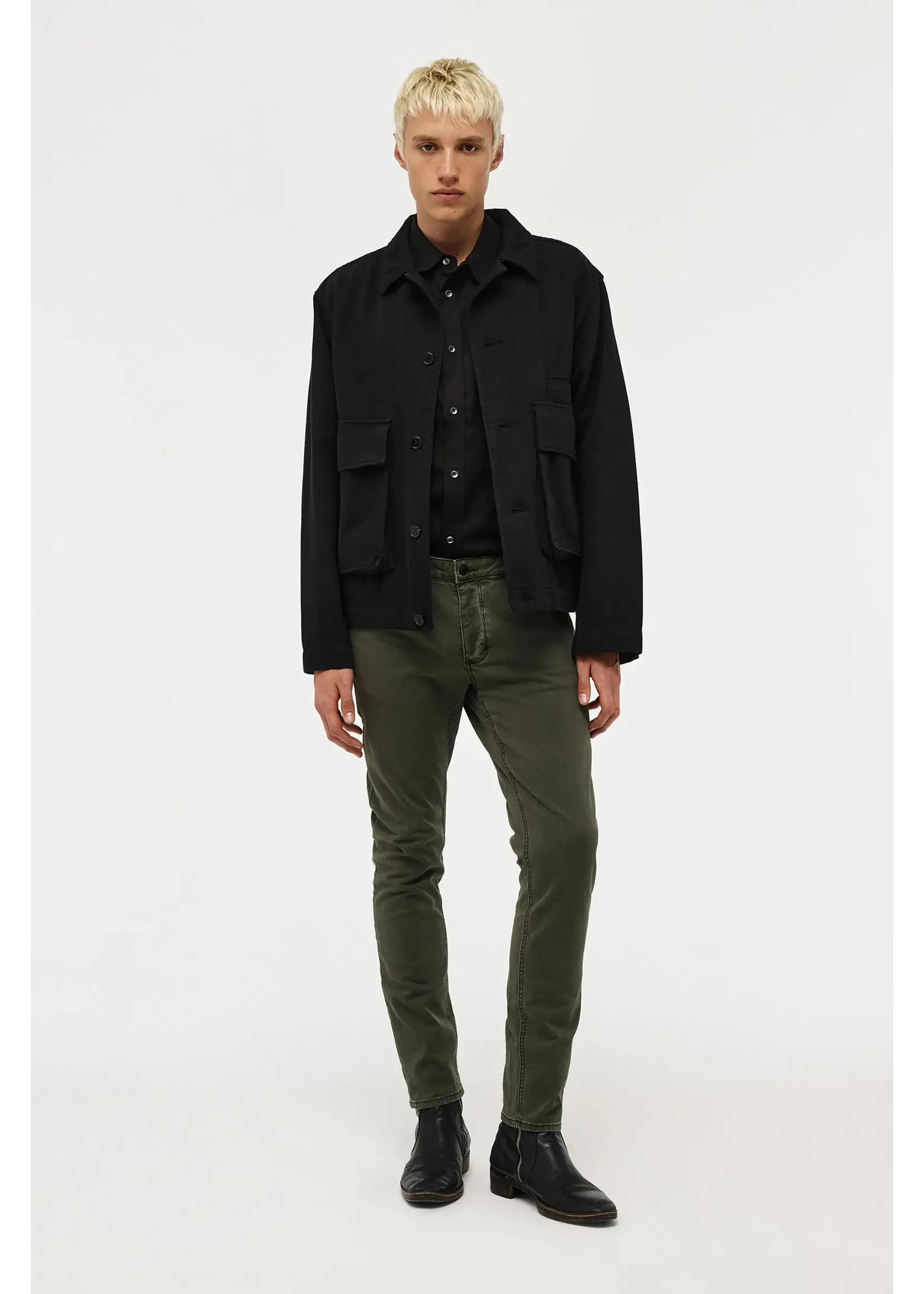 NEUW Lou Slim Twill Military