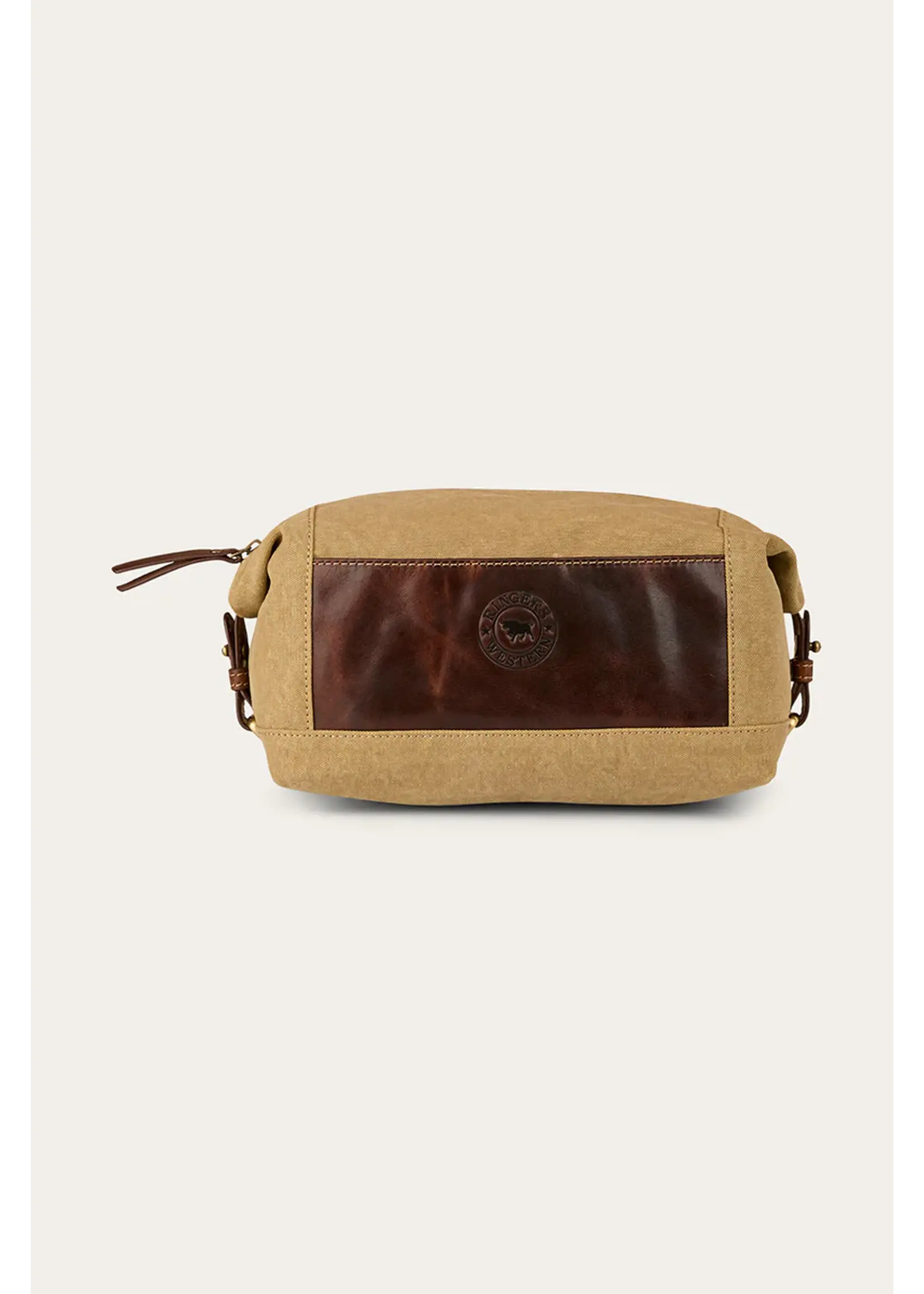 Ringers Western Waxicanvas Toiletry Bag - Cognac