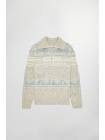NN07 William Half Zipc 6697 Ecru Multi