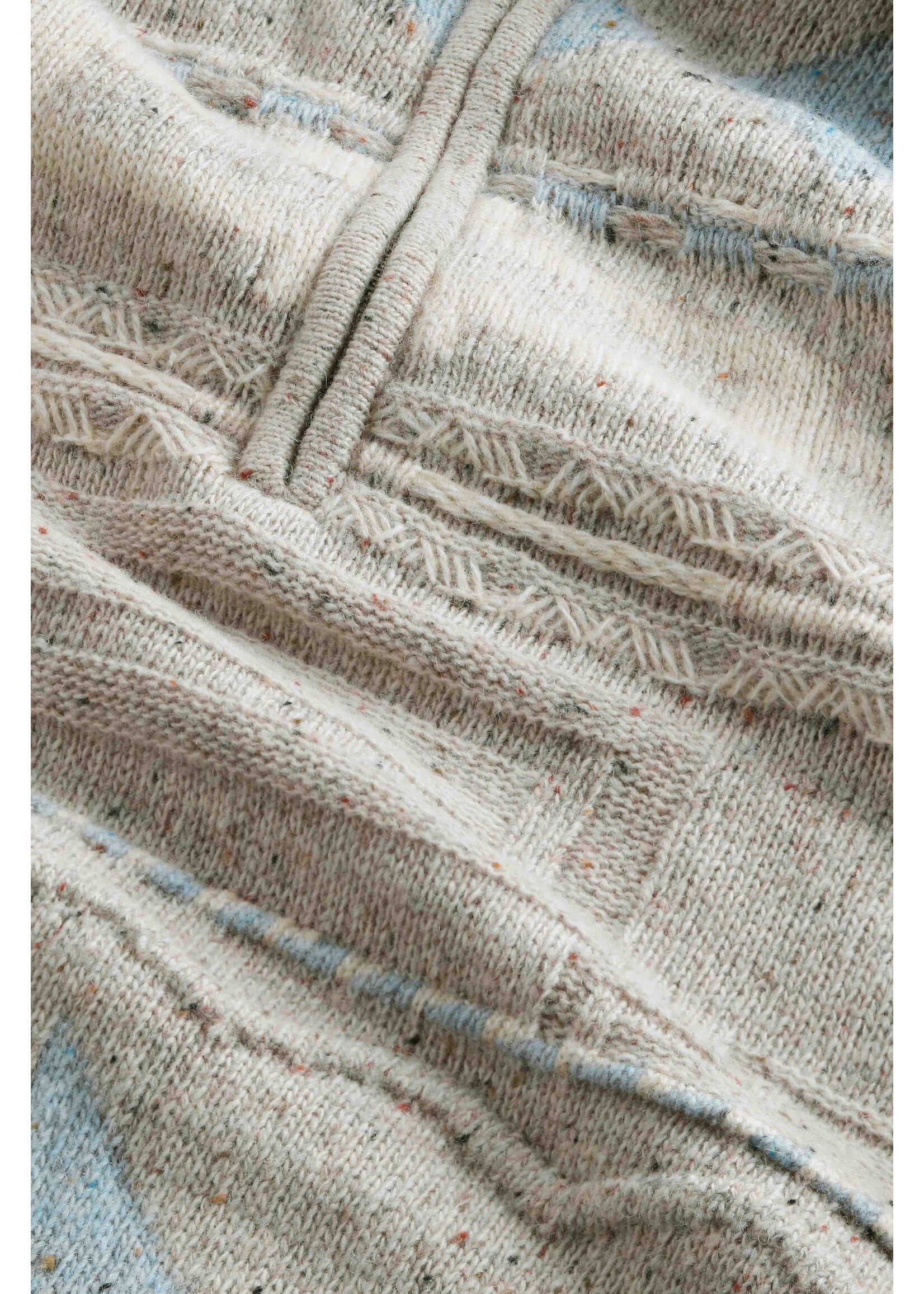 NN07 William Half Zipc 6697 Ecru Multi