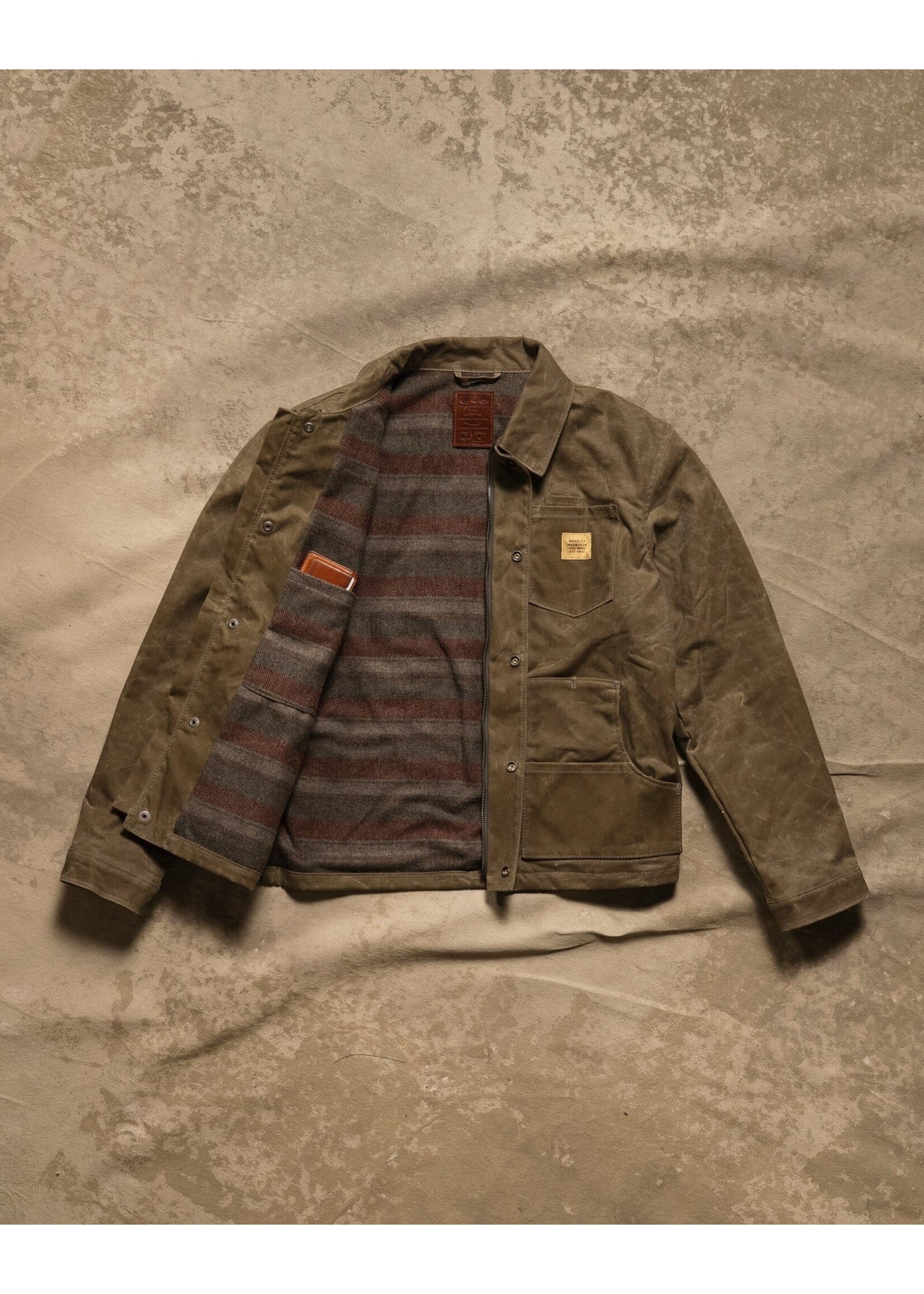 Bradley mountain Bradley Mountain Cabin Jacket w/zipper-Field Tan