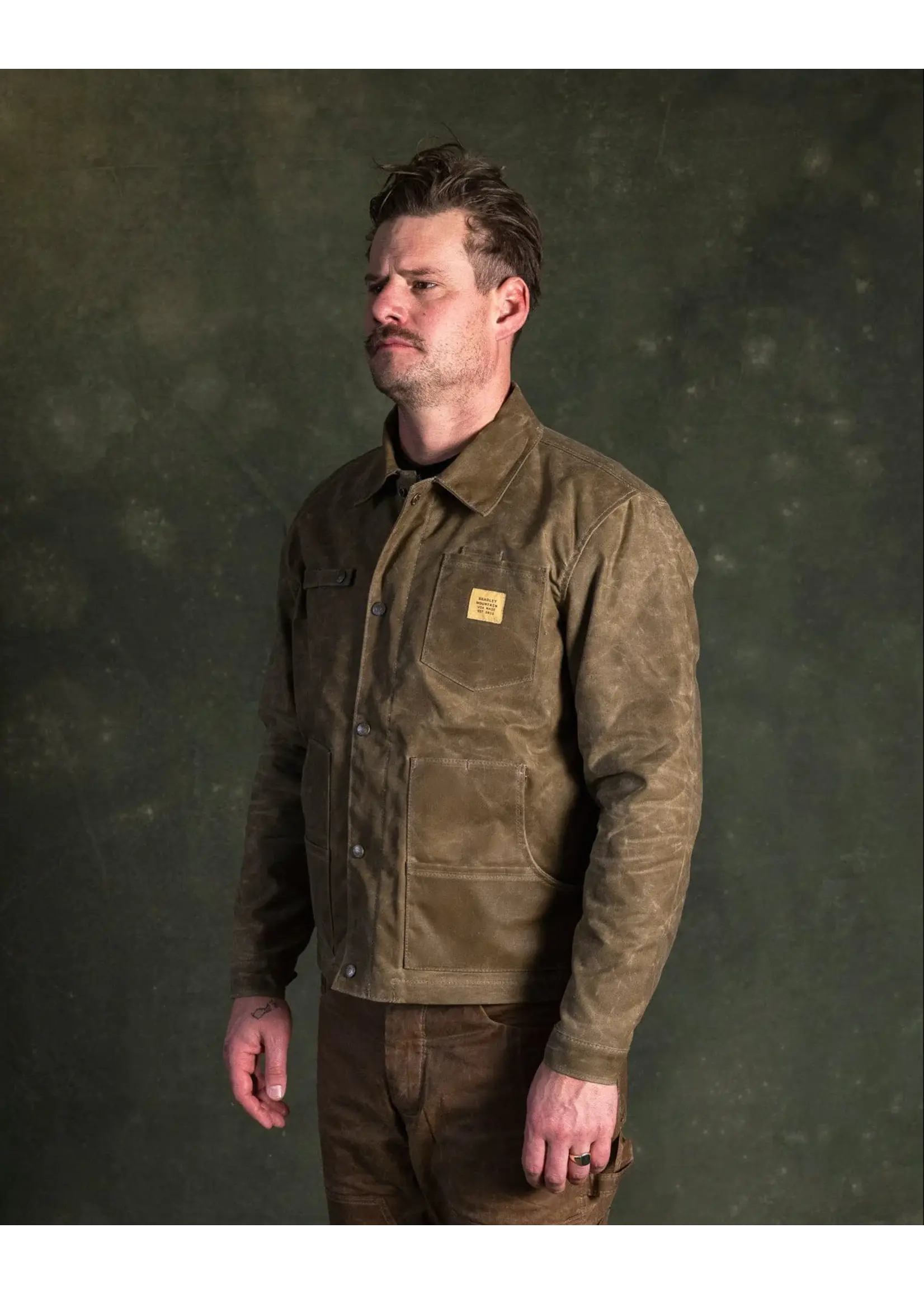 Bradley mountain Bradley Mountain Cabin Jacket w/zipper-Field Tan