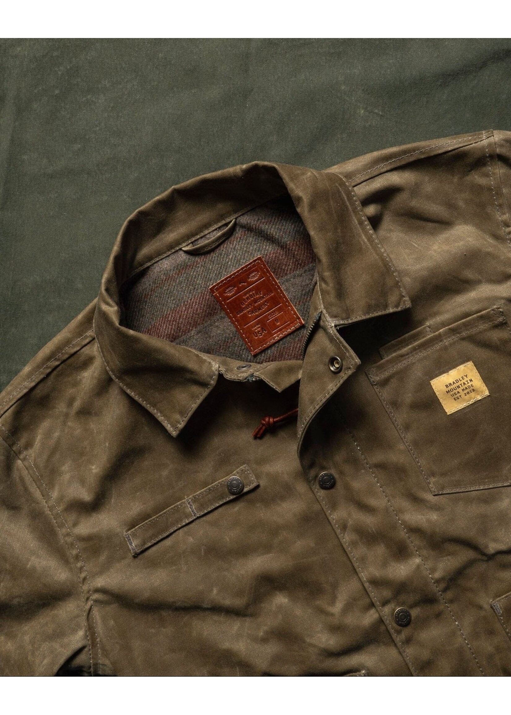 Bradley mountain Bradley Mountain Cabin Jacket w/zipper-Field Tan