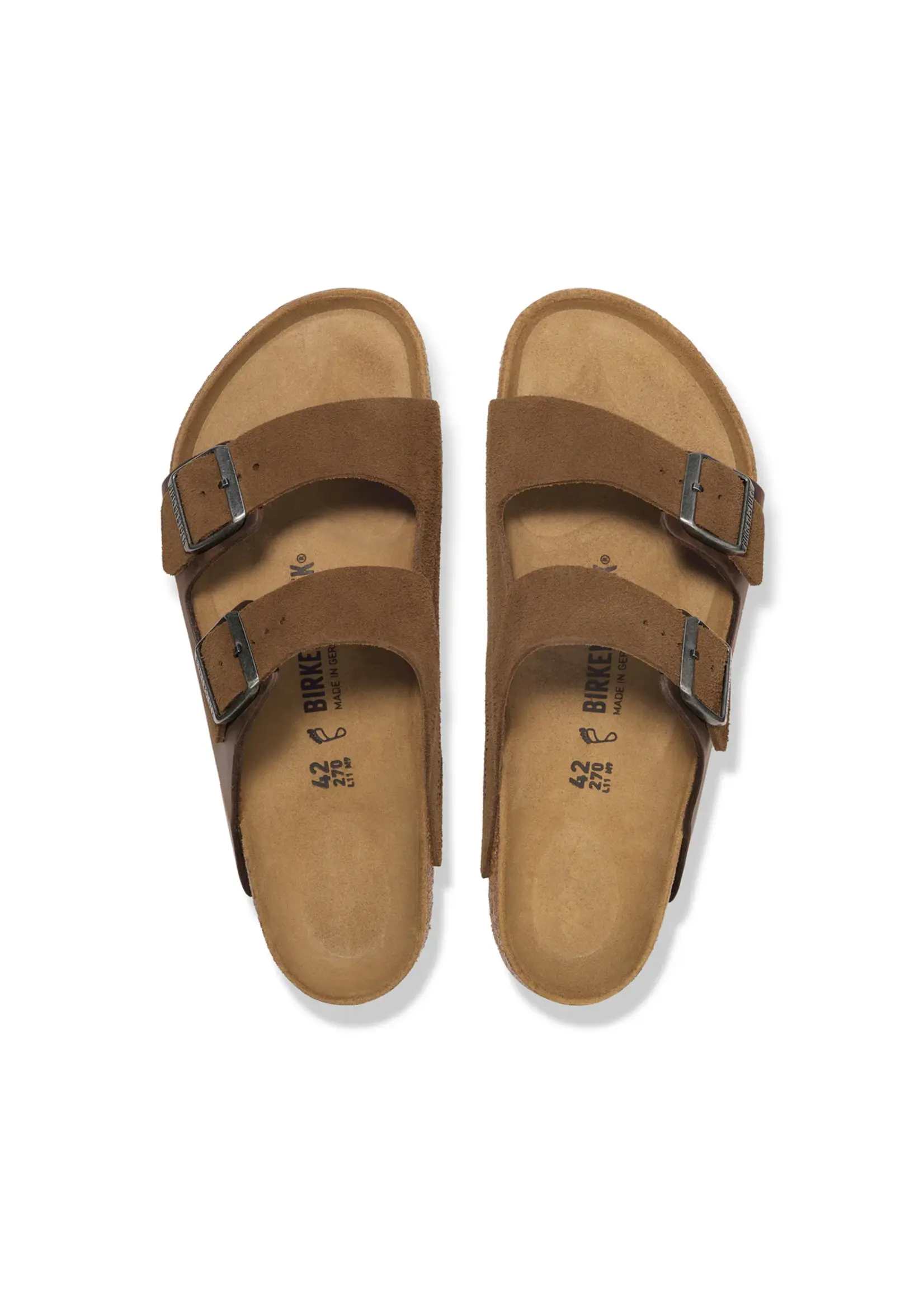 Birkenstock Arizona Dark Tea Oiled/Suede Leather regular
