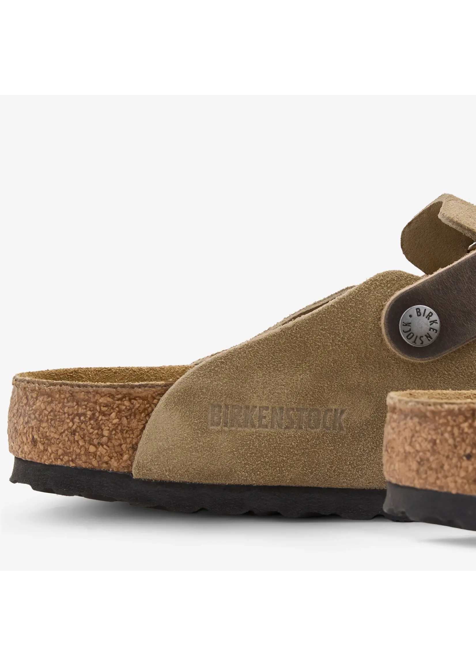 Birkenstock Boston Faded Khaki Oiled/Suede Leather Regular