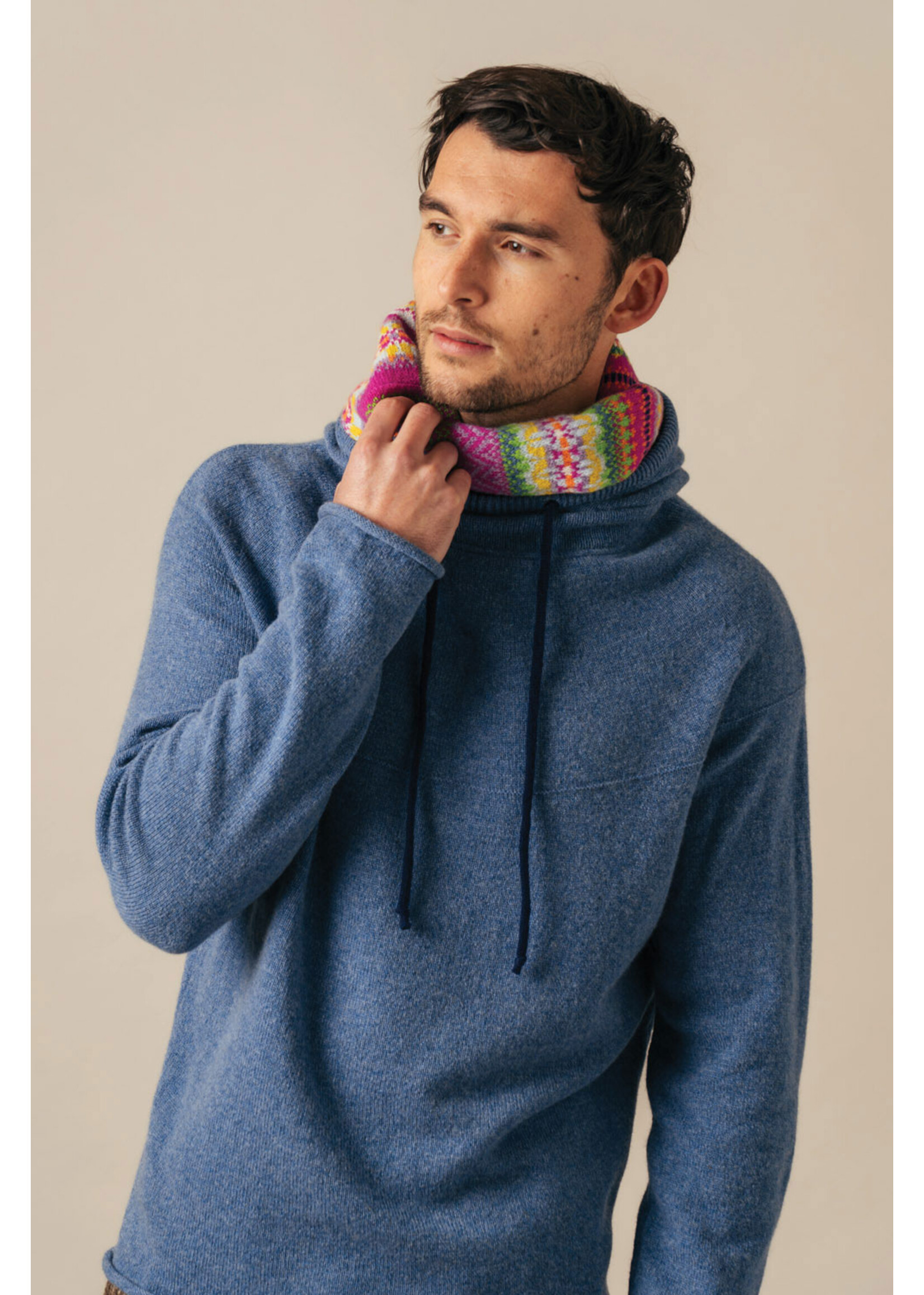 Eribe Knitwear Scotland Corry Hoody Sweater- Jeans