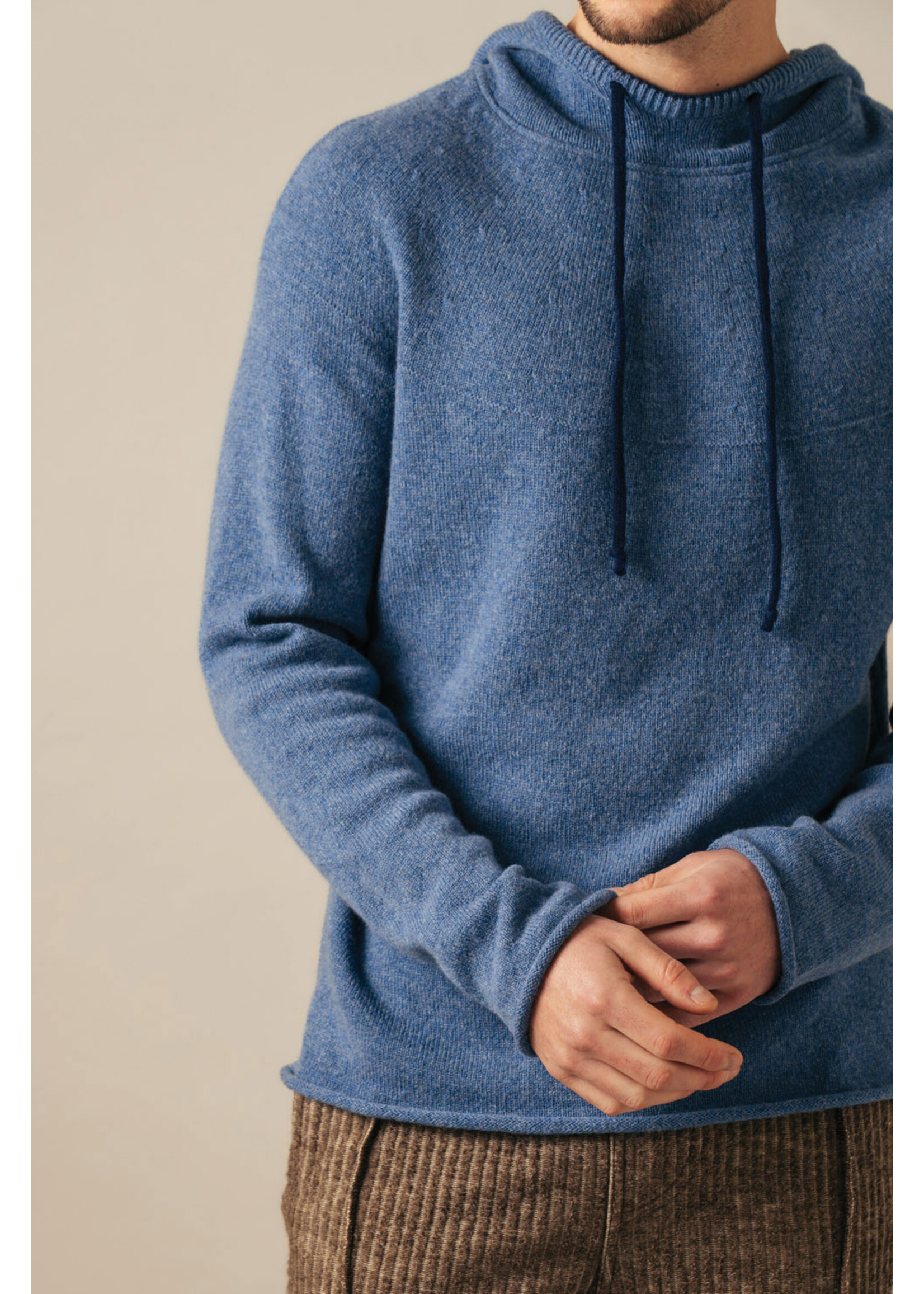 Eribe Knitwear Scotland Corry Hoody Sweater- Jeans