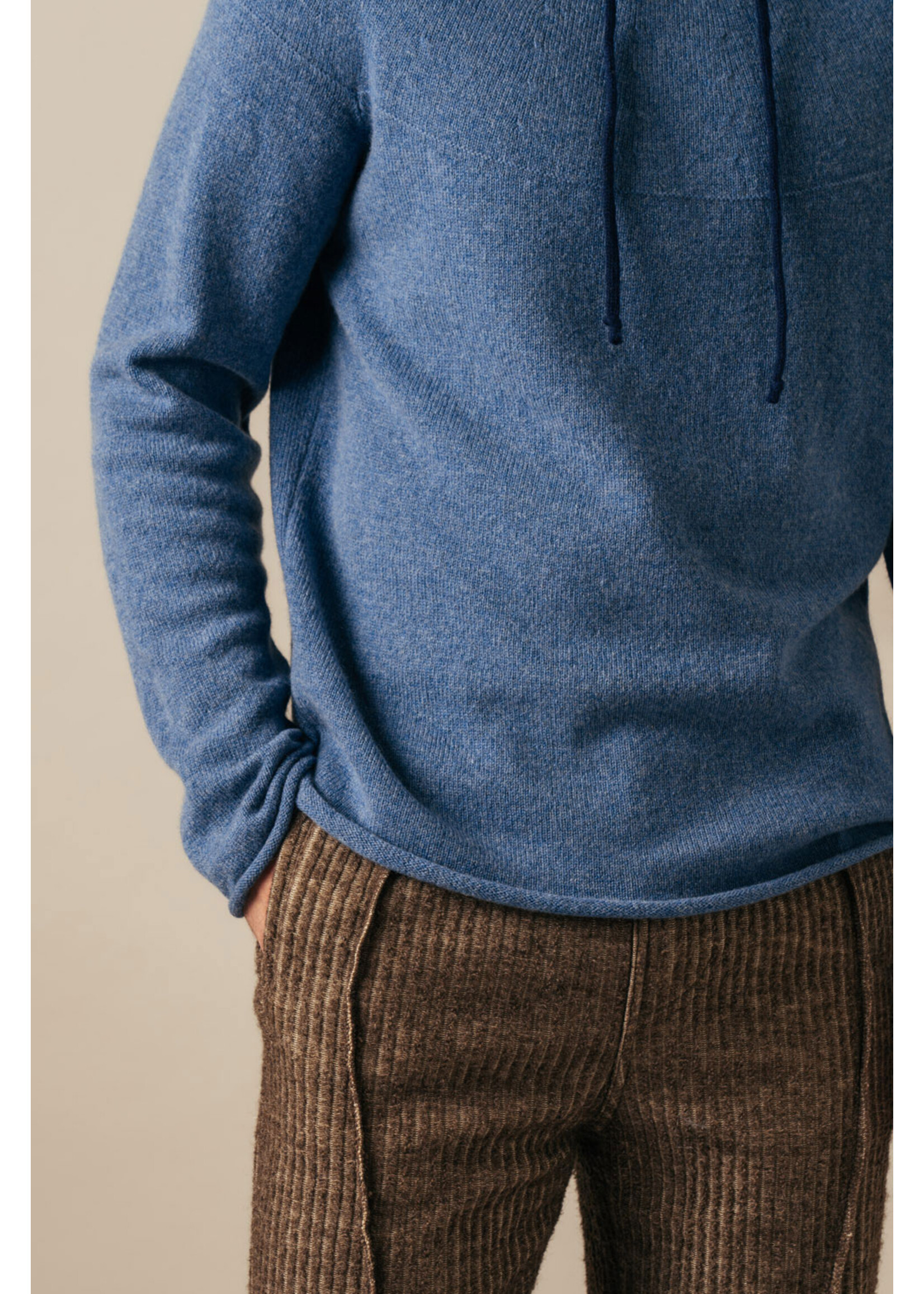 Eribe Knitwear Scotland Corry Hoody Sweater- Jeans