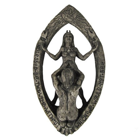 Drawing Down The Moon Plaque in Stone Finish