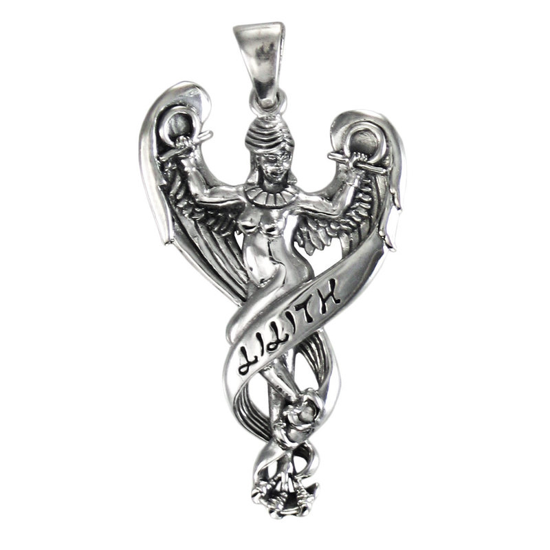 Lilith Pendant in Sterling Silver