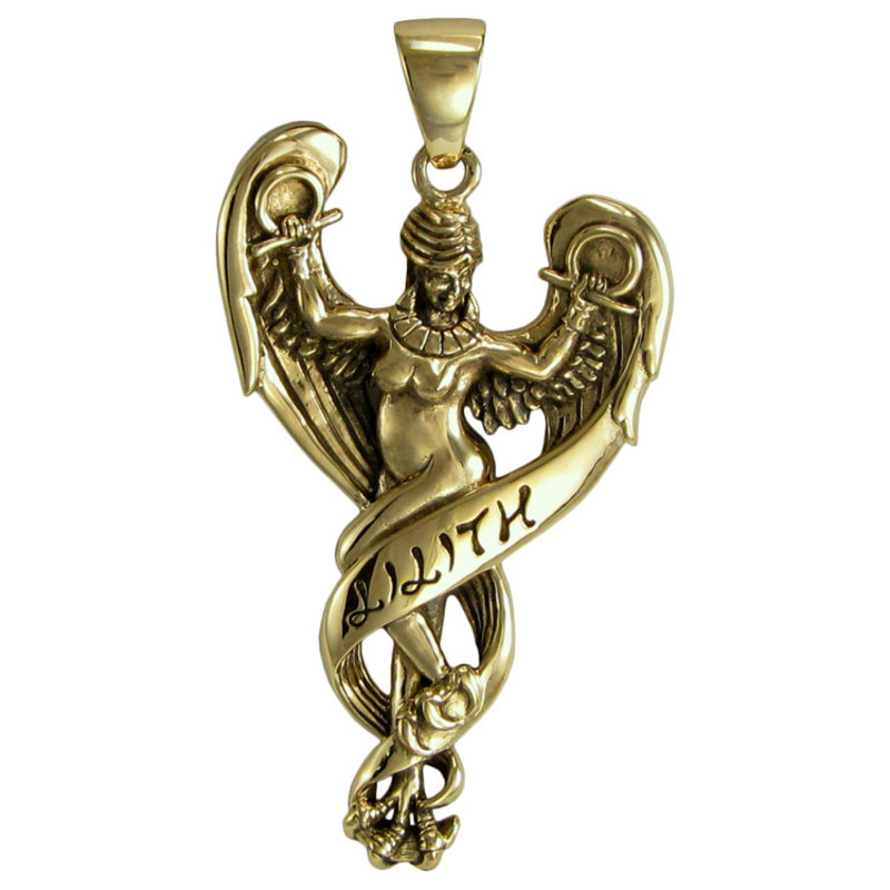 Lilith Pendant in Bronze