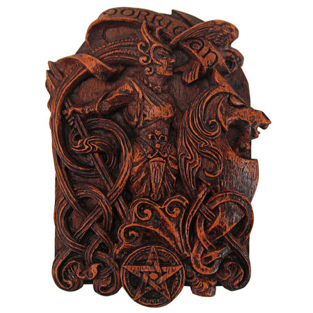 Morrigan Plaque in Wood Finish