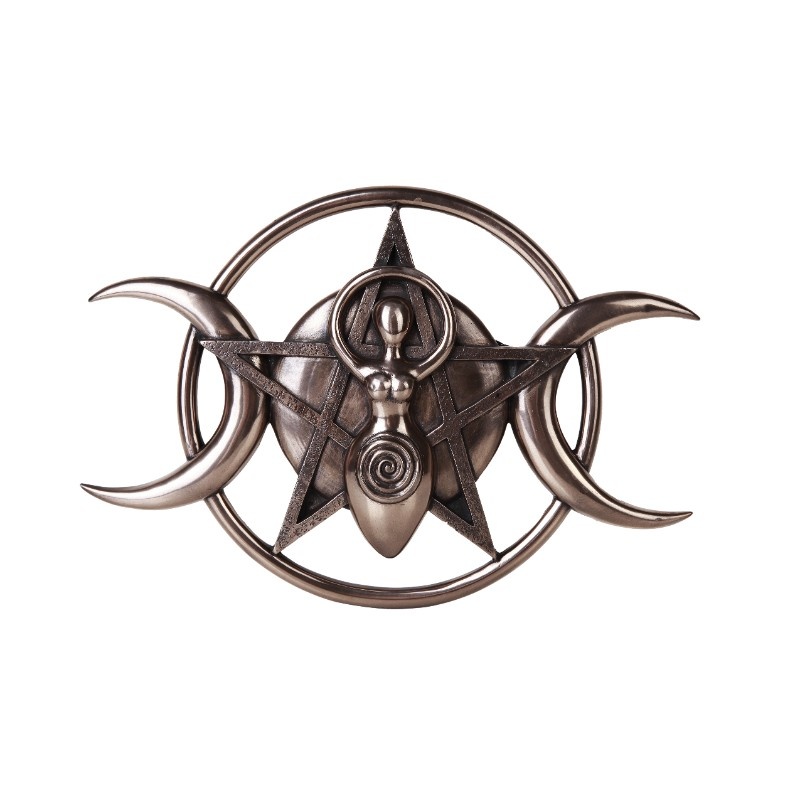 Spiral Triple Goddess Plaque