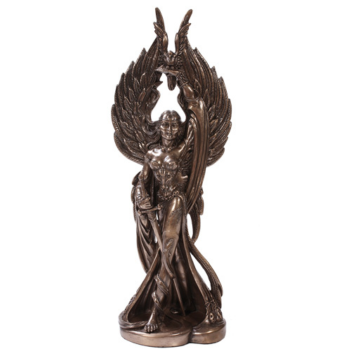 Morrigan War Goddess in Cold Cast Bronze Statue