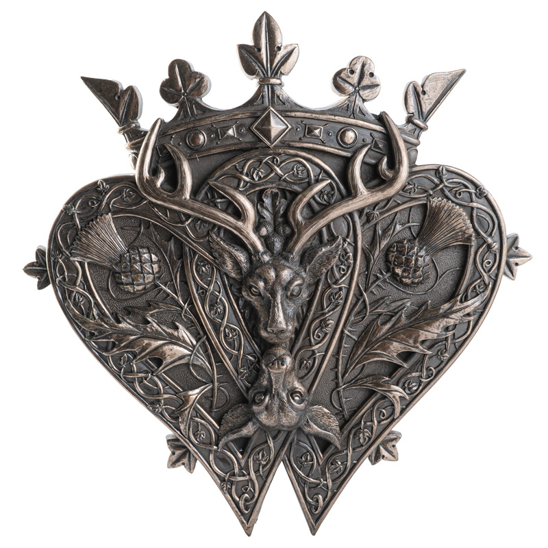 Luckenbooth Plaque in Cold Cast Bronze