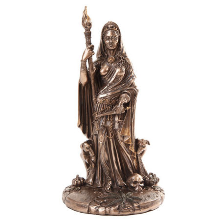 Hecate Statue in Cold Cast Bronze by Maxine Miller